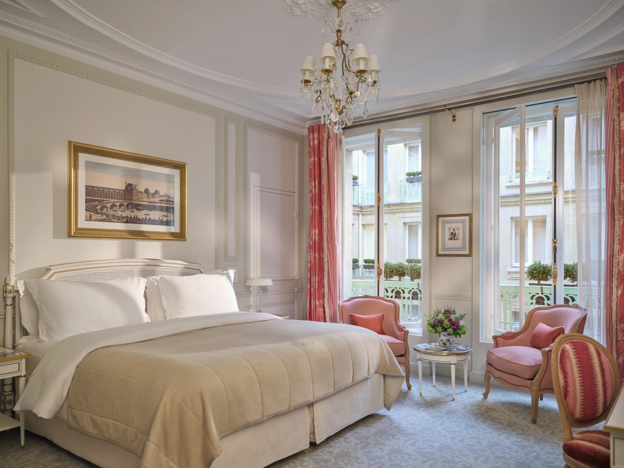 suite le meurice - quarto de hotel - suite de luxo