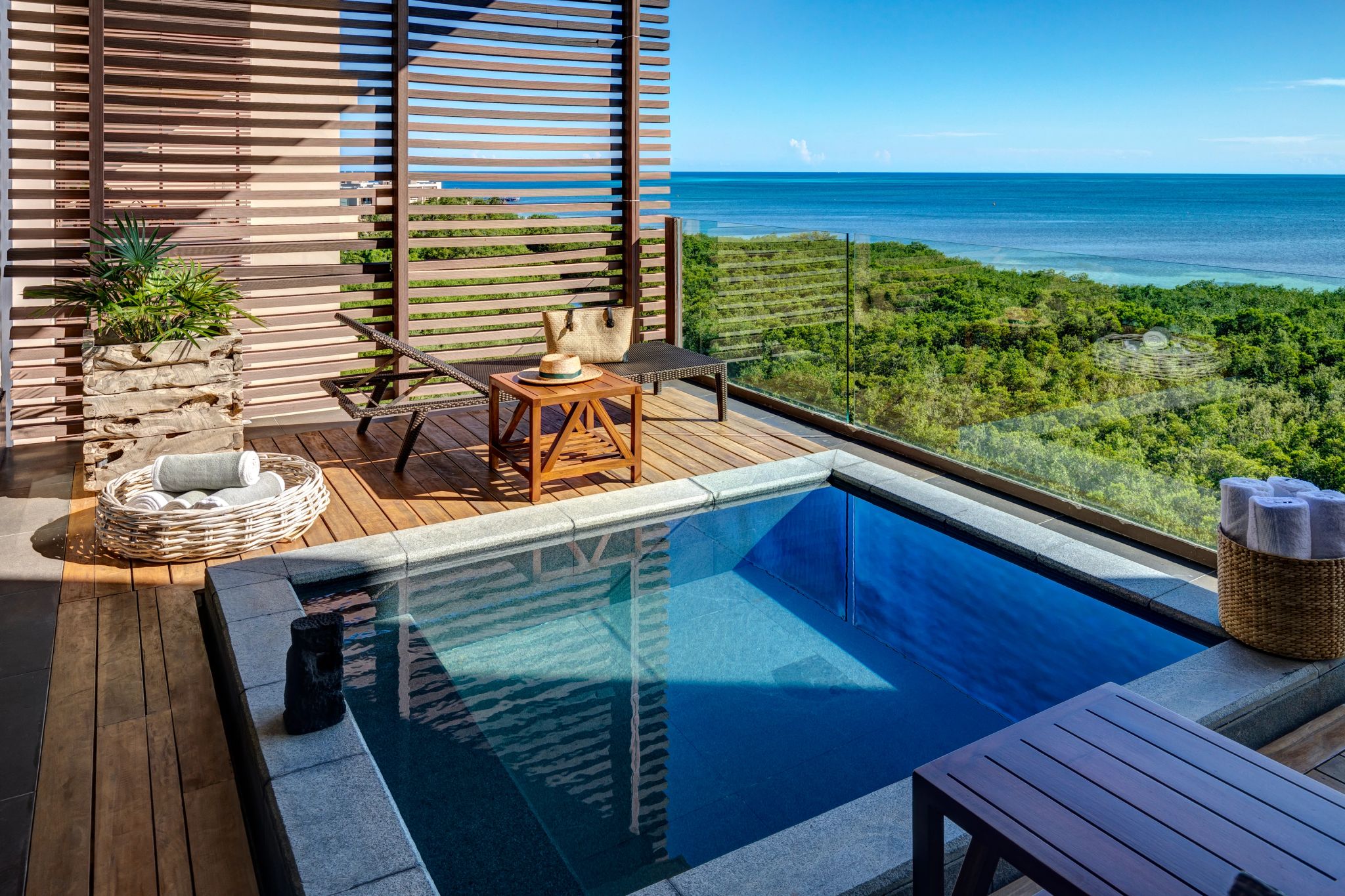 Ocean View Junior Suite piscina privativa – terraço suite - terraço com vista