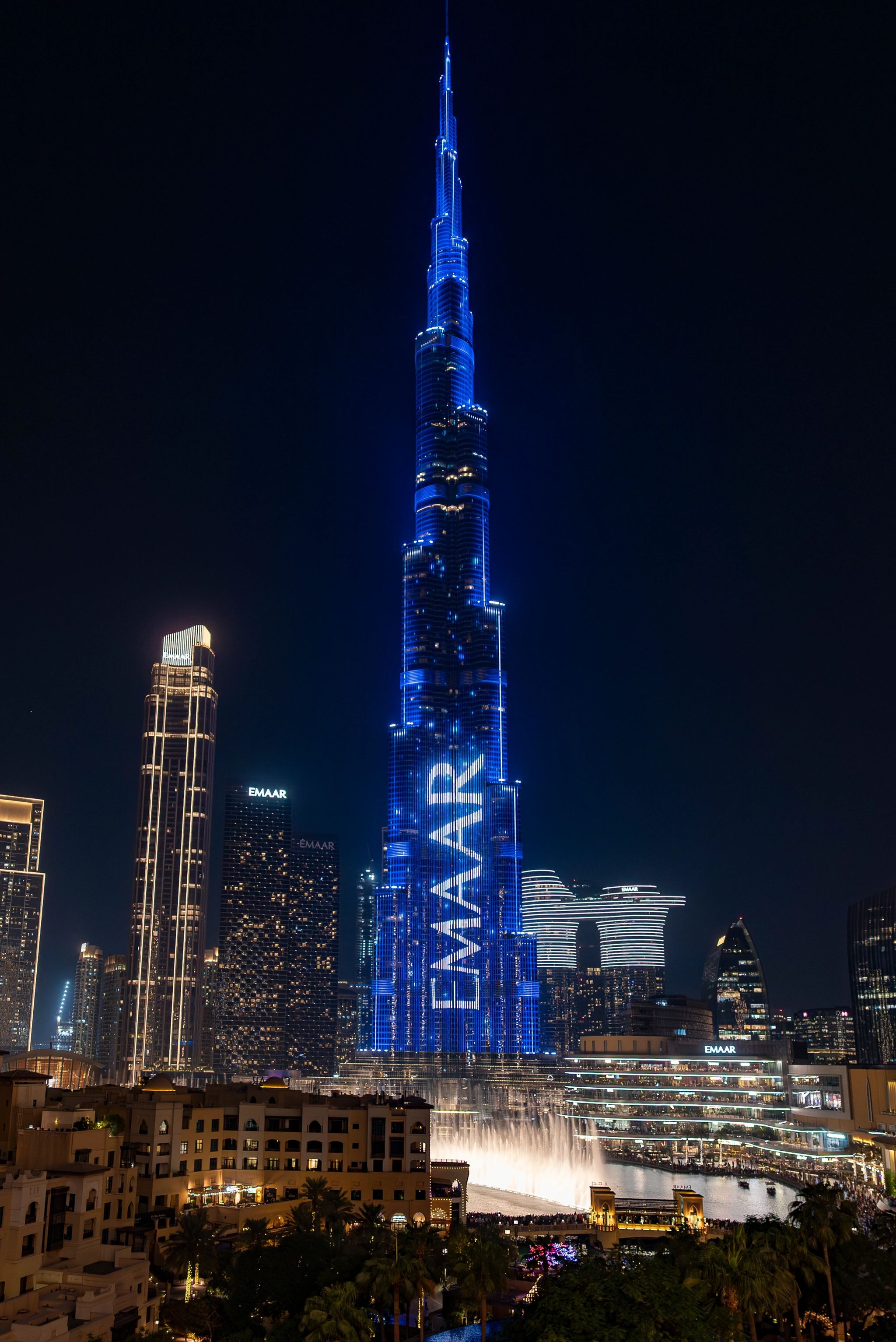 fachada address dt - vista burj khalifa - hotel luxo dubai