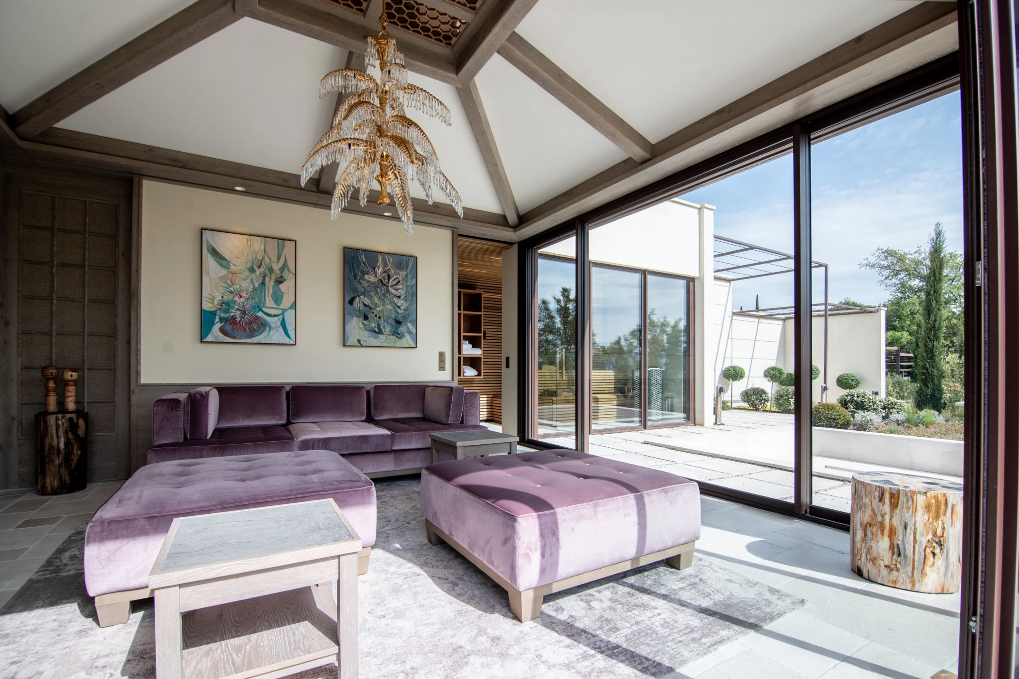 Cassiopée Suite sala de estar - decoraçao de luxo – sala privativa - sala ampla - suite com sala