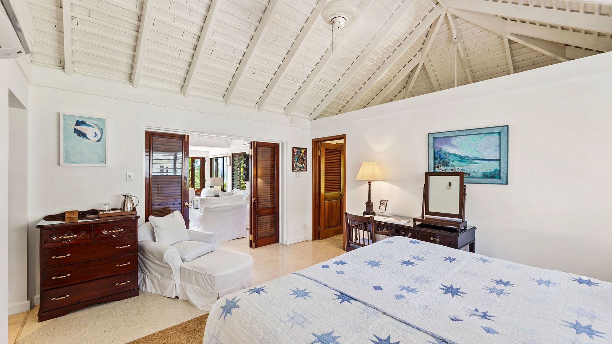 Two Bedroom Classic Villa no pool  quarto de hotel - cama king - quarto casal