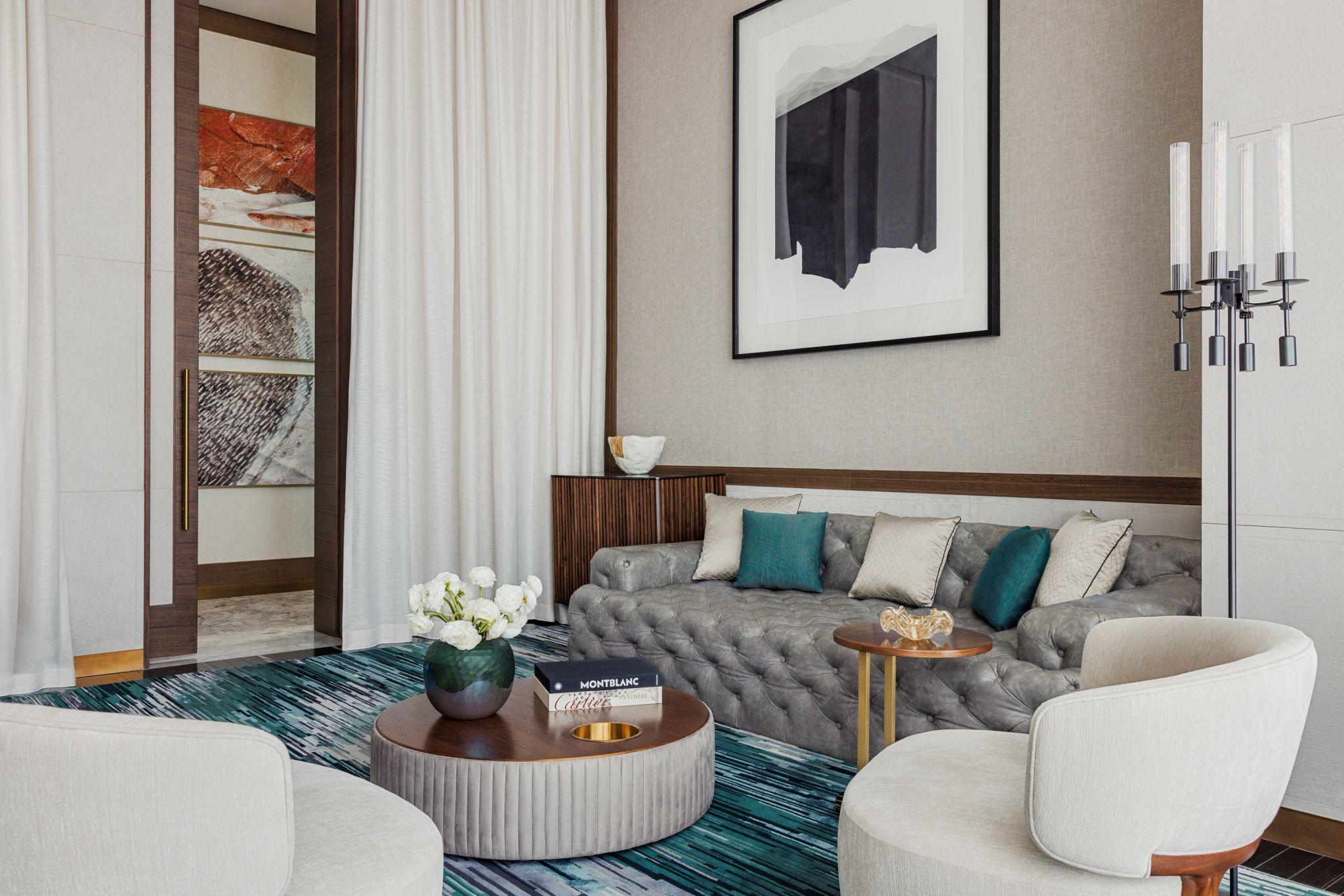 Villa One sala de estar – suite bem-estar - design de luxo