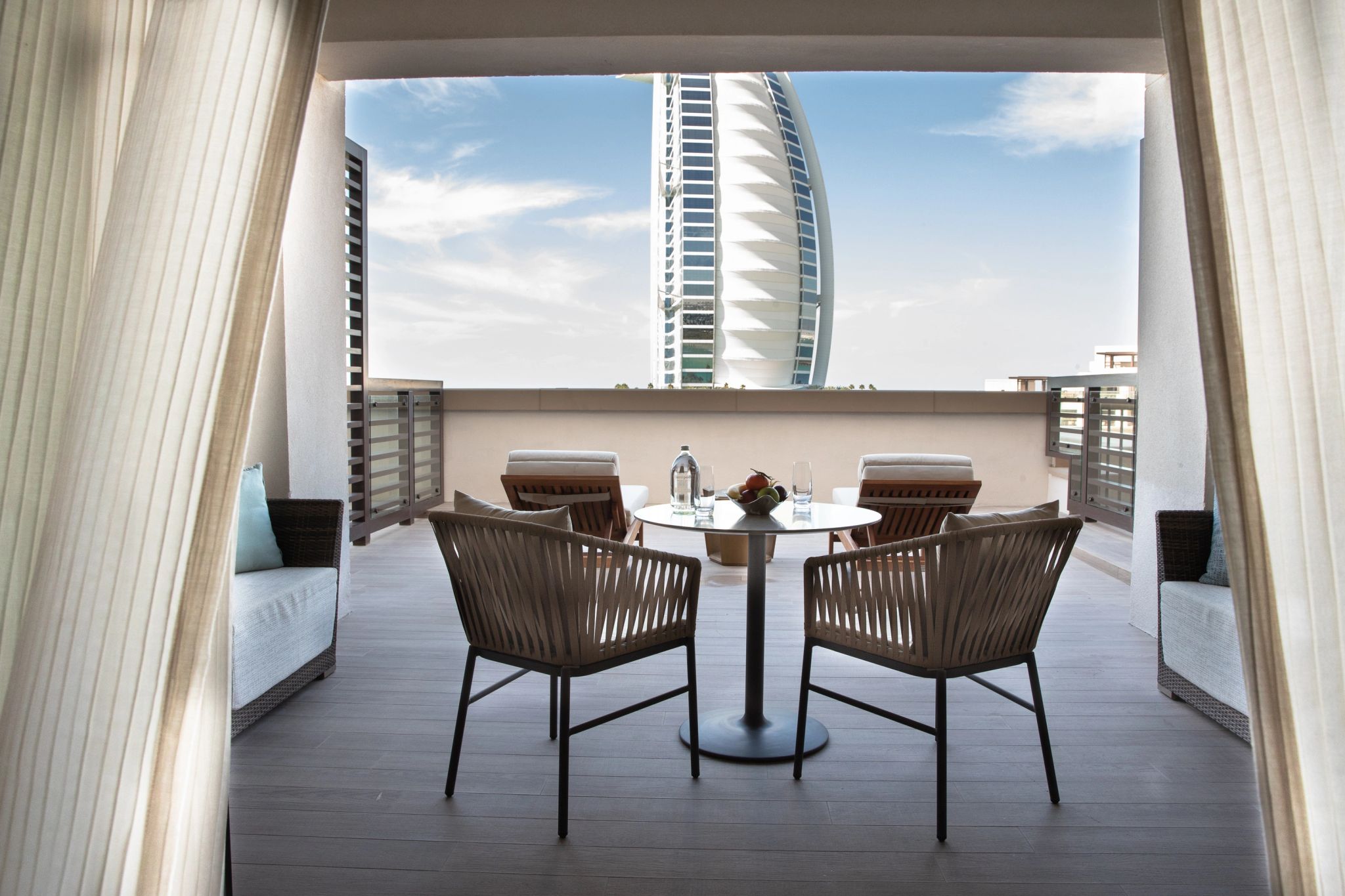 Ocean Club Terrace quarto com terraço - terraço vista mar - terraço mobiliado