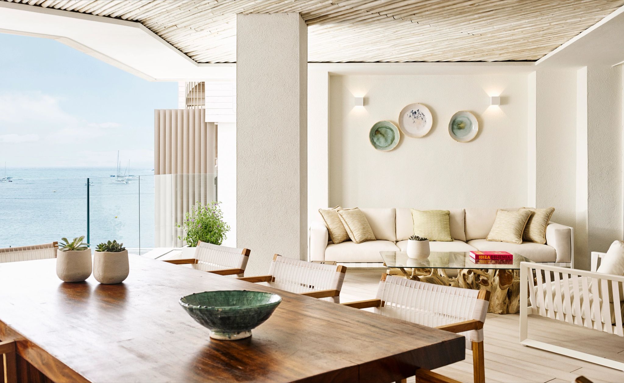 mesa de jantar - terraço gourmet - suite vista mar