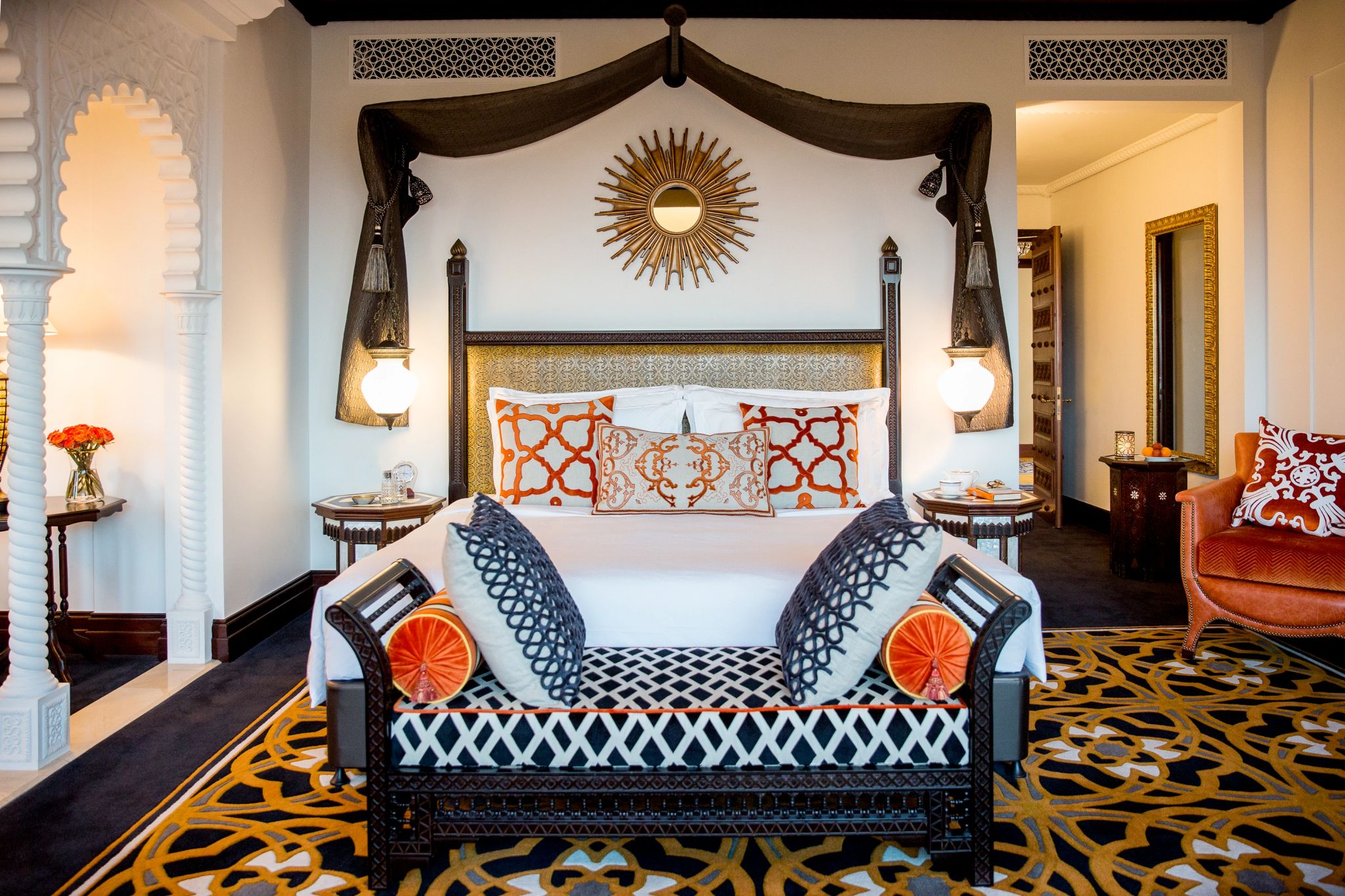 quarto para familia - quarto de hotel - design arabe