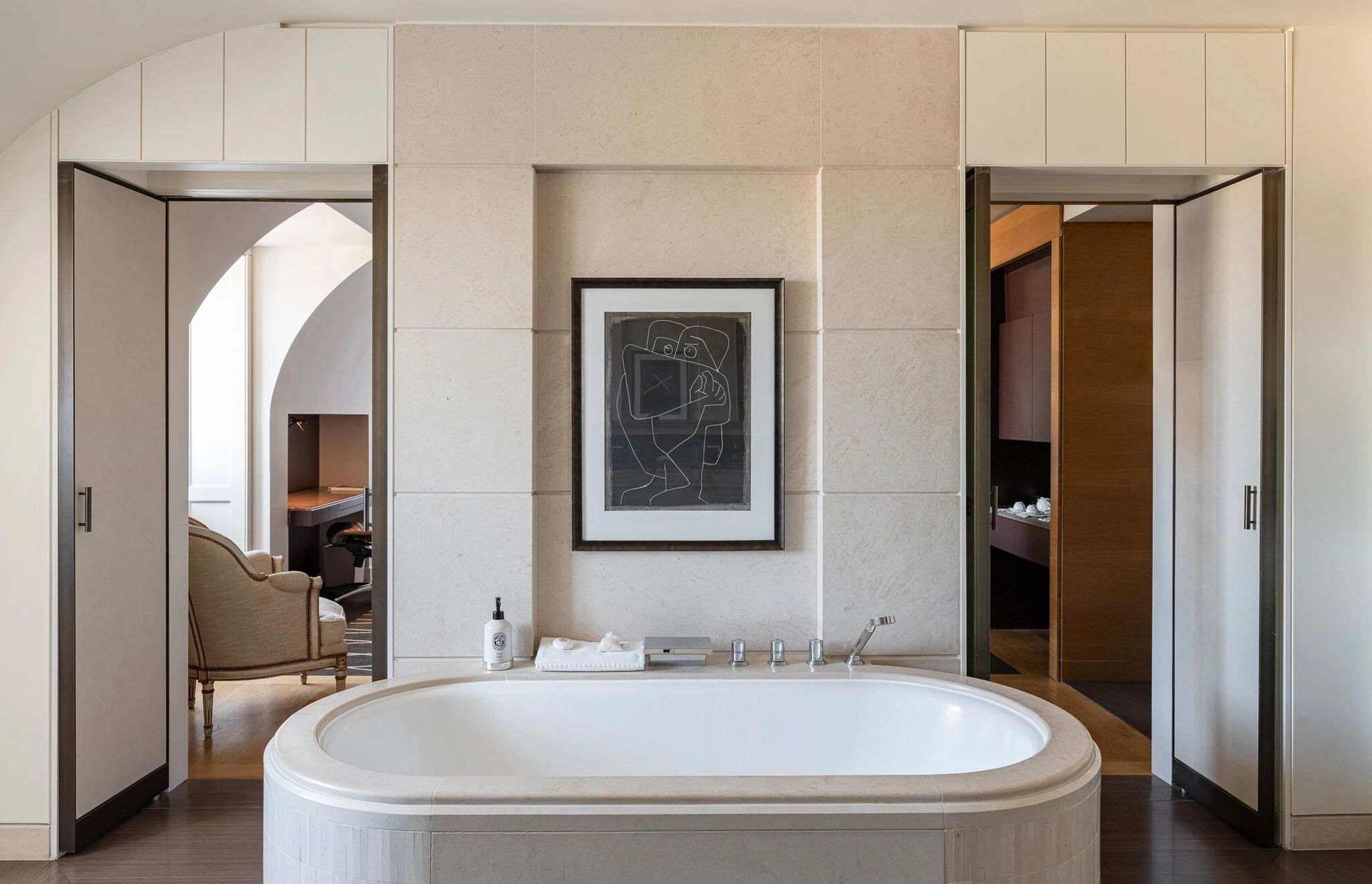 Loft Suite King banho relaxante - banho de banheira - banheira de imersao - banheira em marmore