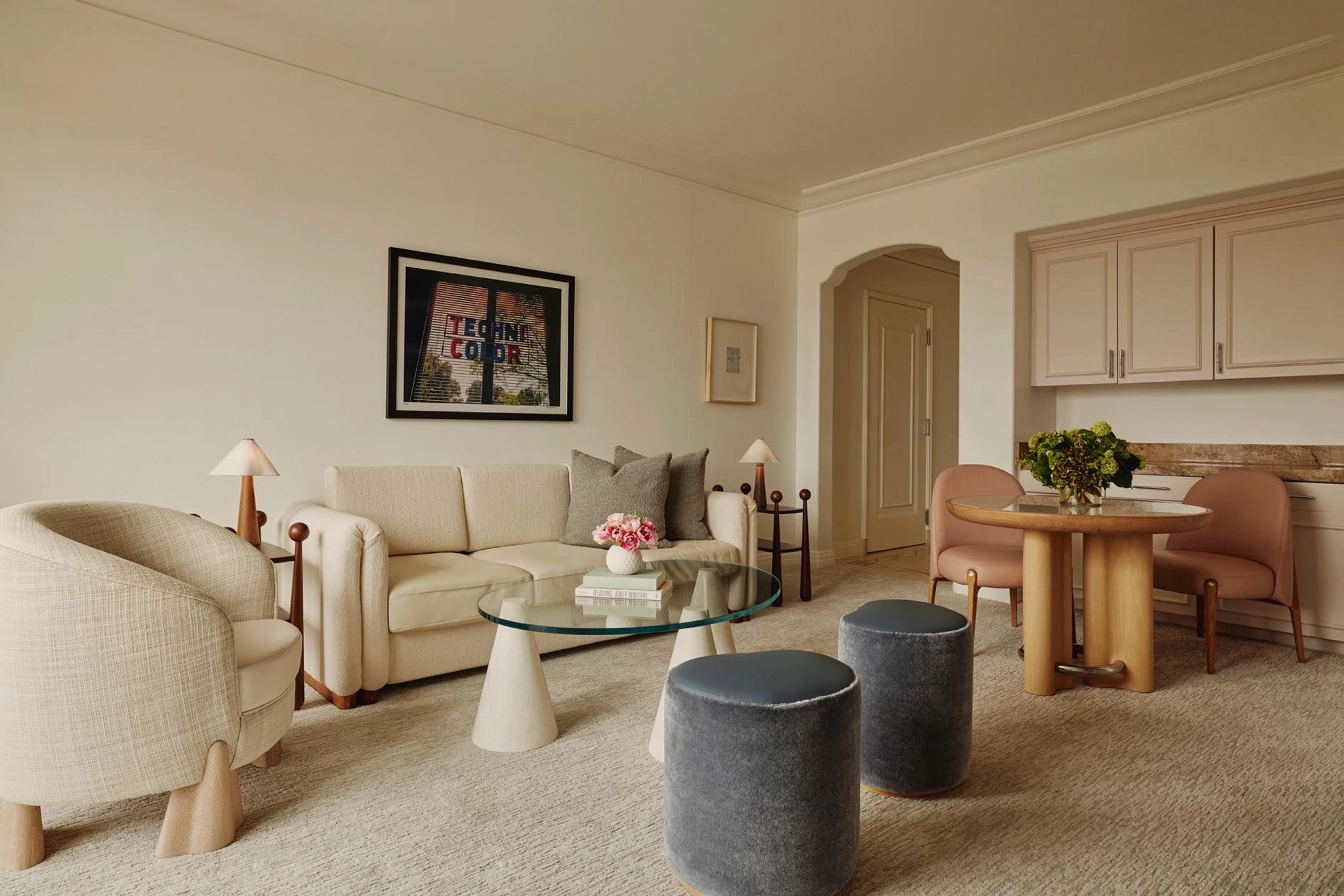 Library Suite suite com sala - decoraçao de luxo – mesa de jantar