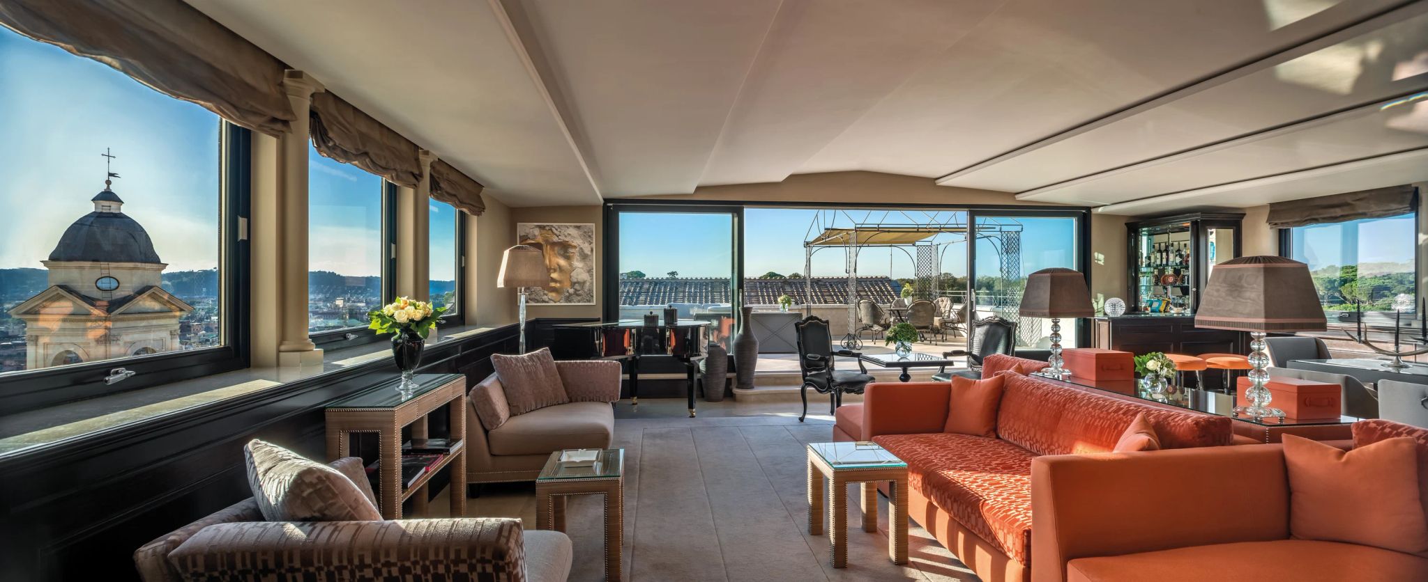 melhores suites do hotel - suite com vista - vista roma