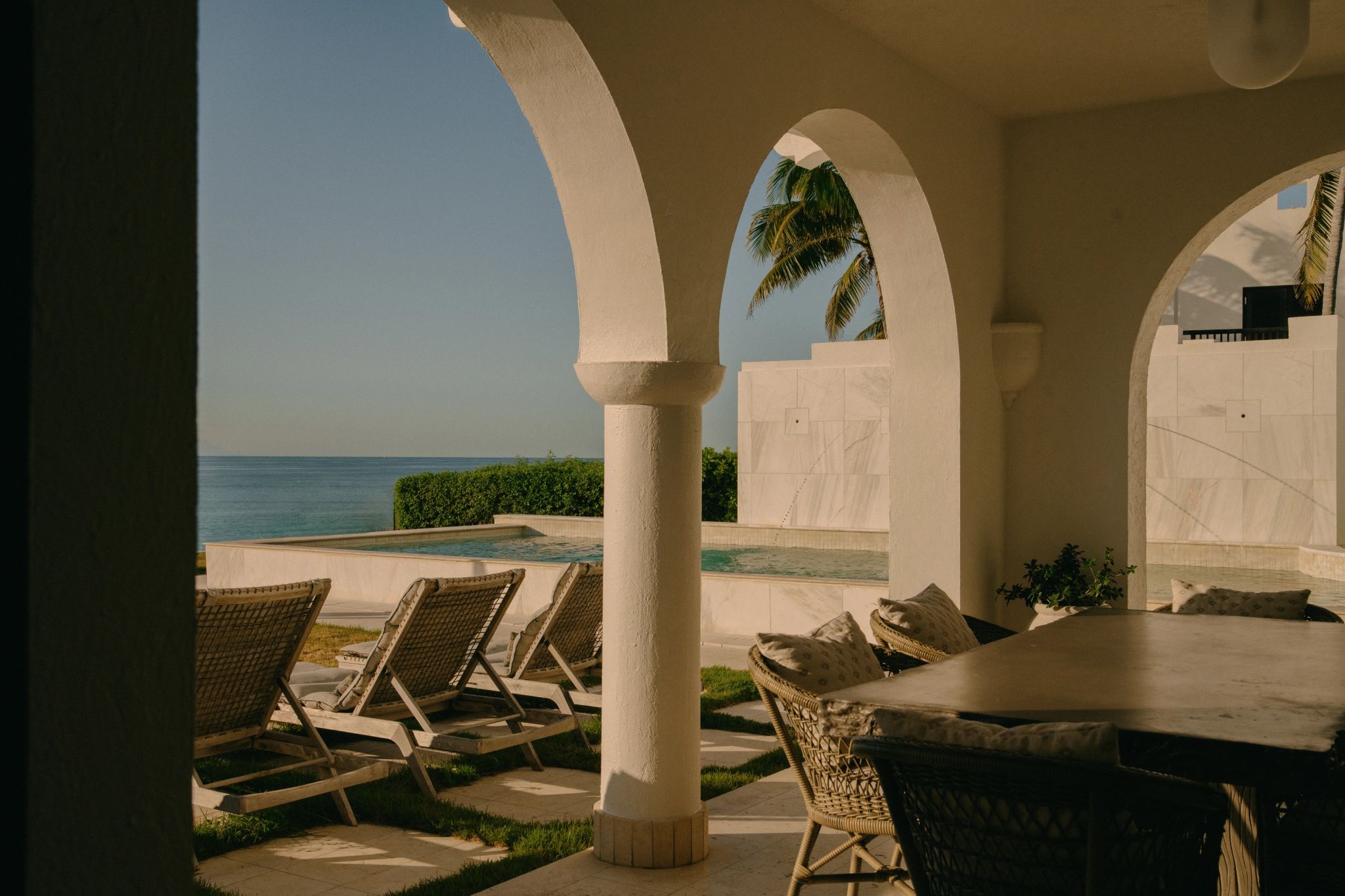 terraço privativo - suite com piscina - piscina ao ar livre - suite vista mar