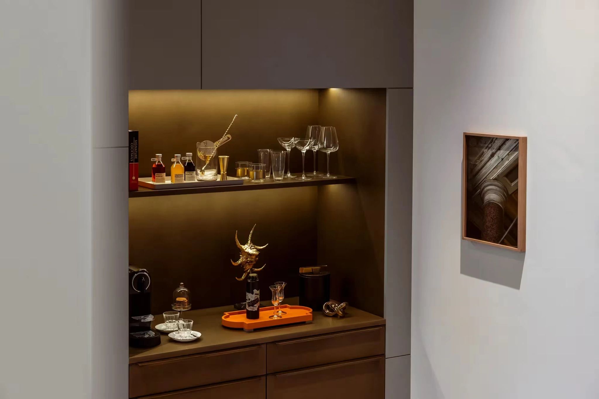 sala de estar - pe direito alto - decoracao contemporanea