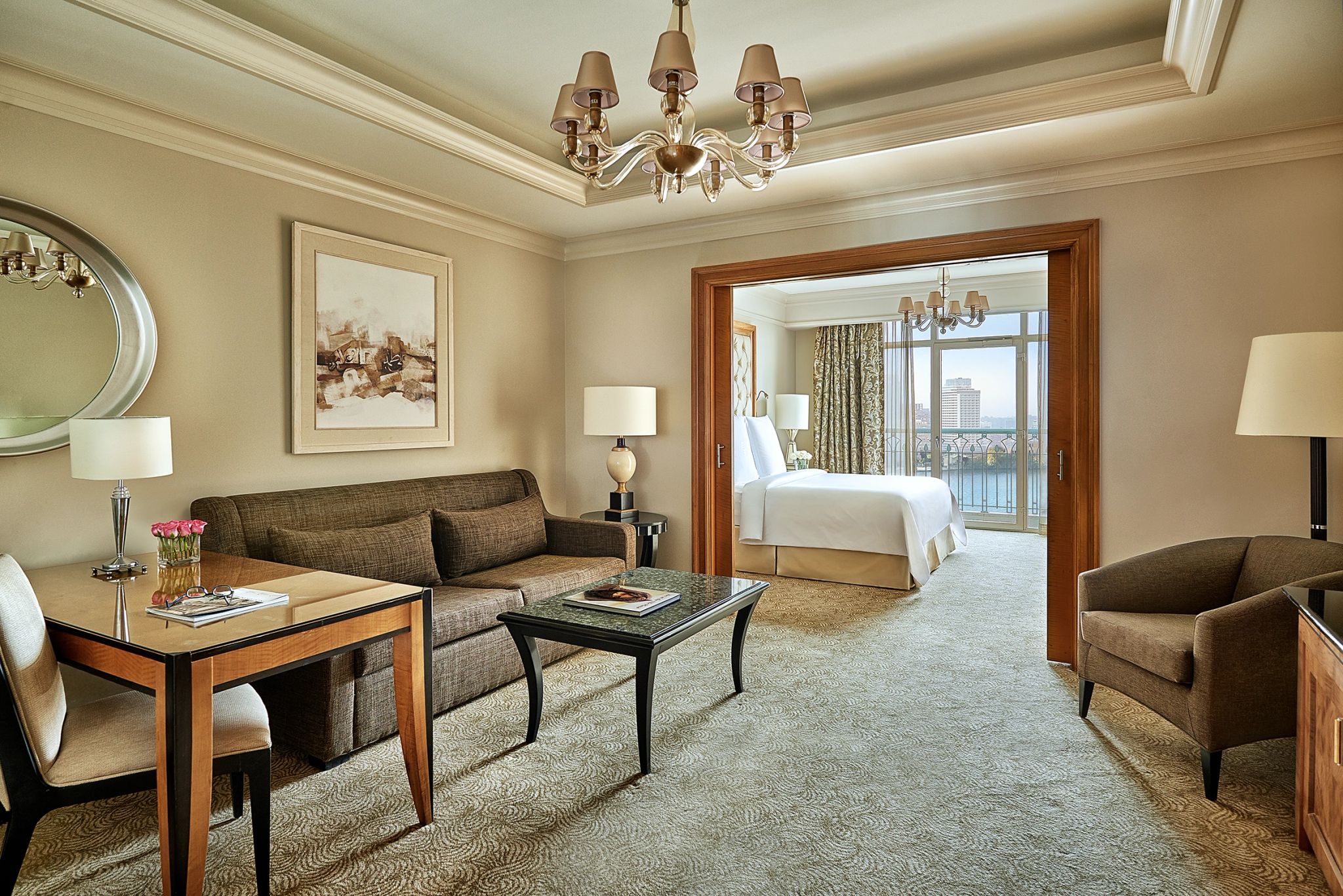 Corniche Suite suite master - sala de estar - decoracao premium