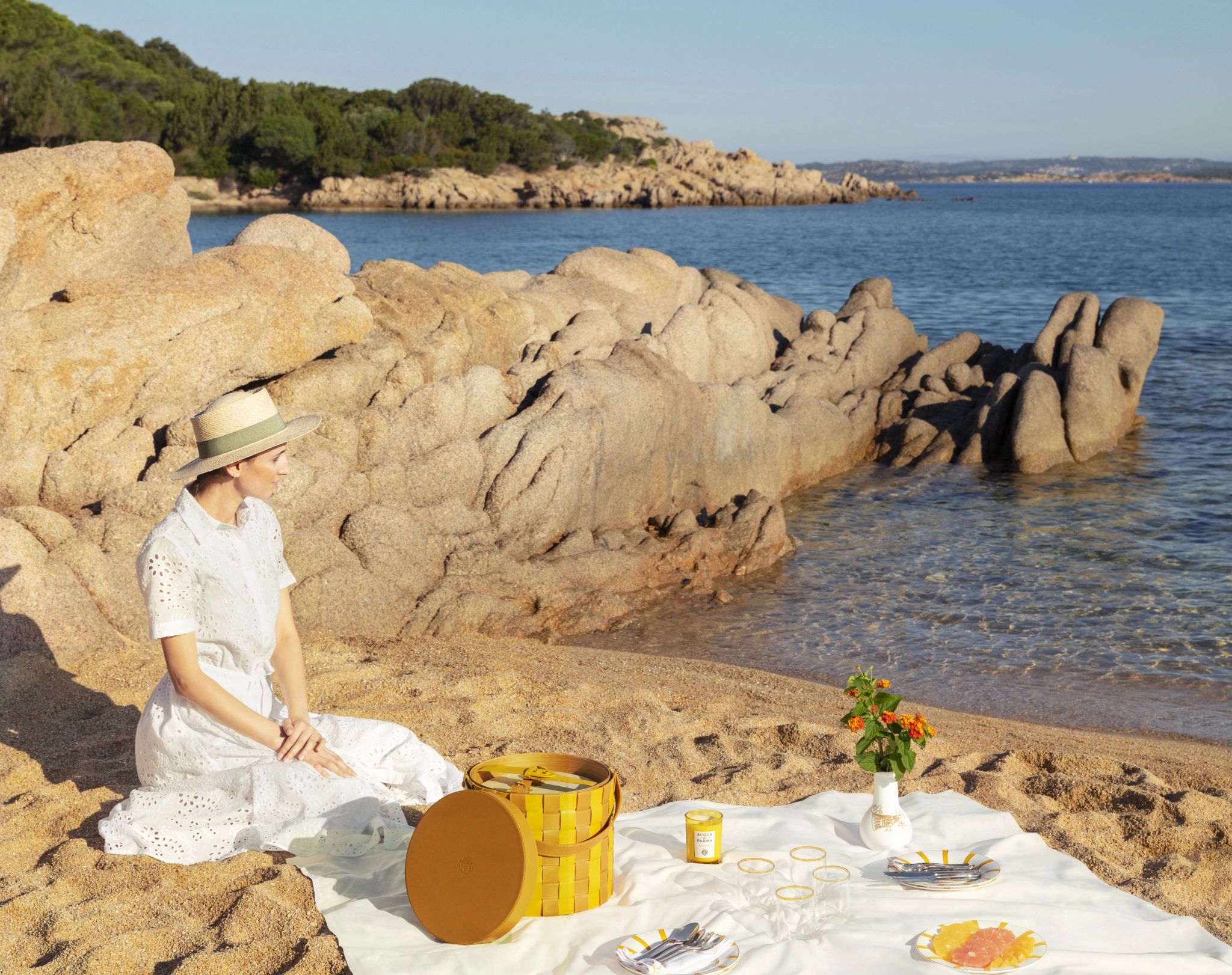 Atividades de lazer piquenique na praia - lazer ao ar livre - praia privativa
