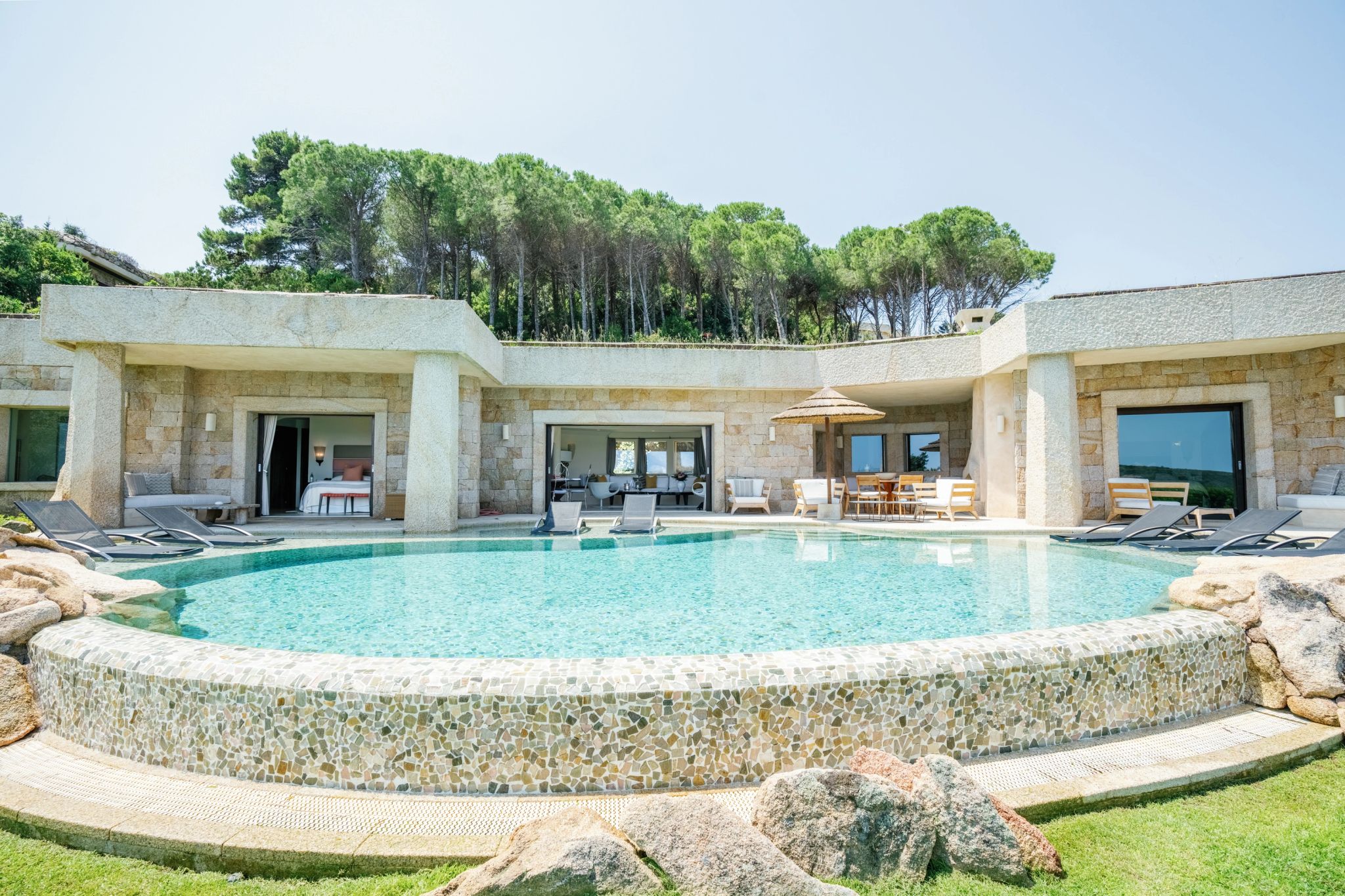 Three Bedroom Pitrizza Pool Villa area externa - piscina externa - lazer ao ar livre