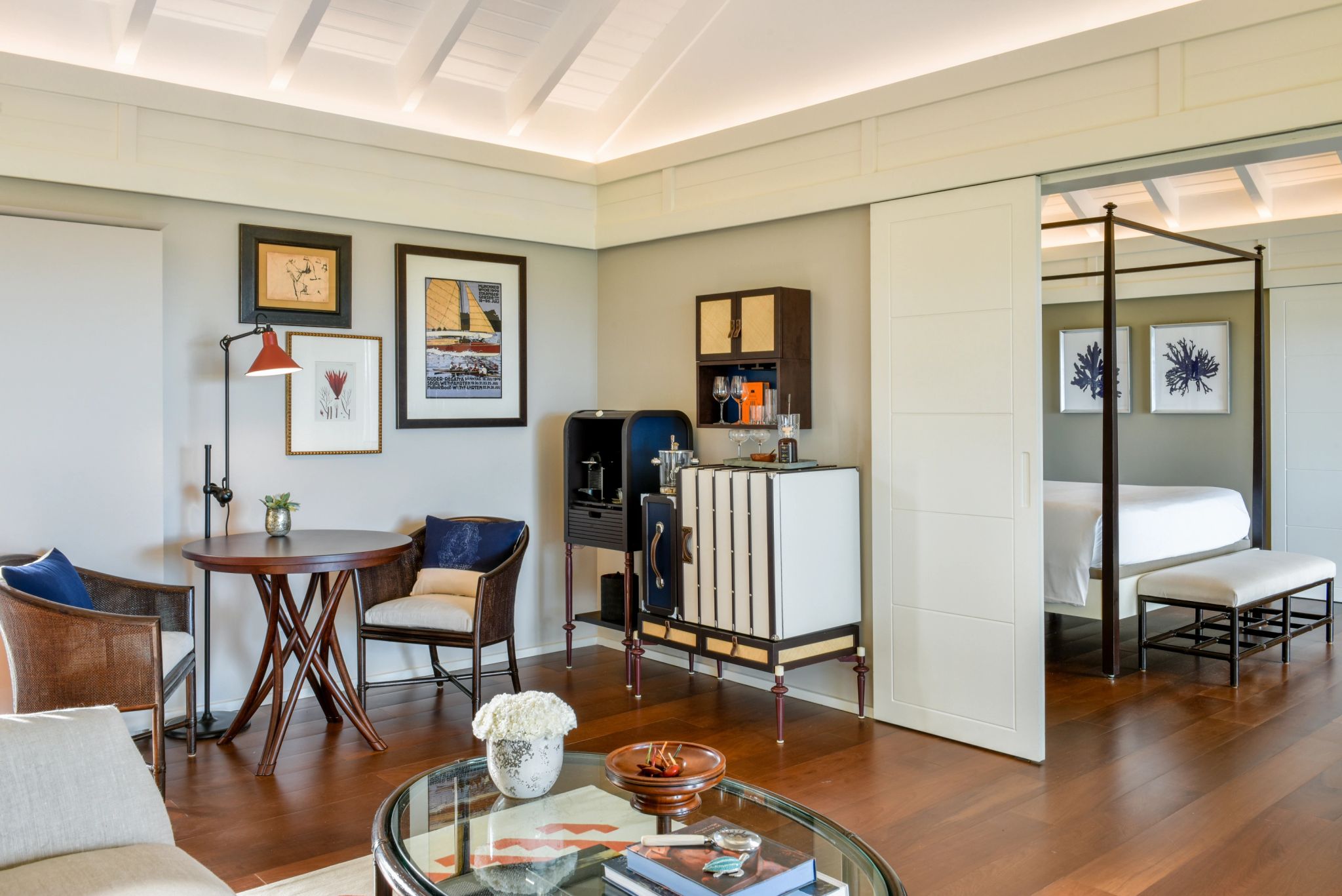 Ocean View Suite decoraçao de luxo – quarto de hotel - suite