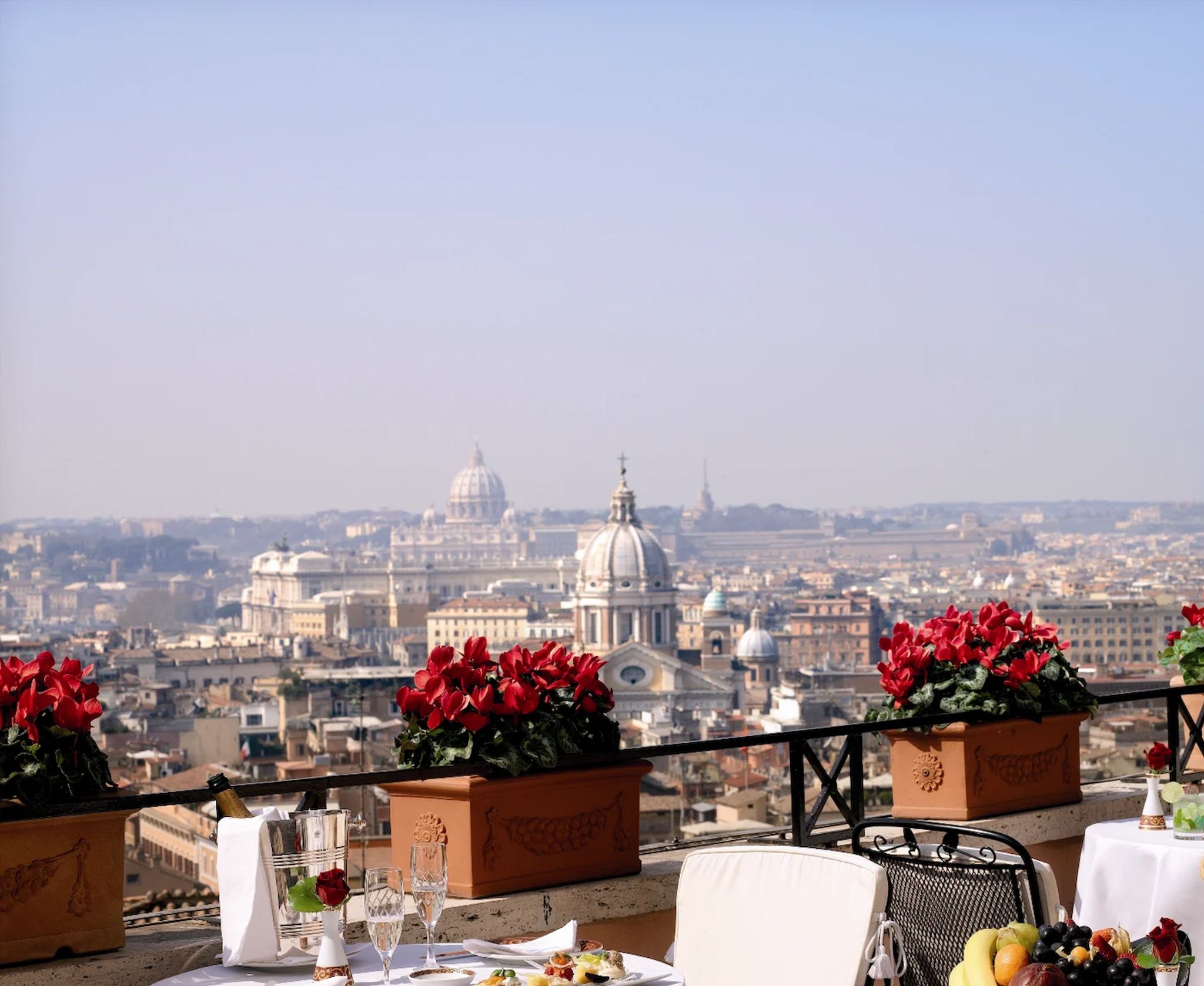 vista panoramica – hassler roma – hotel de luxo