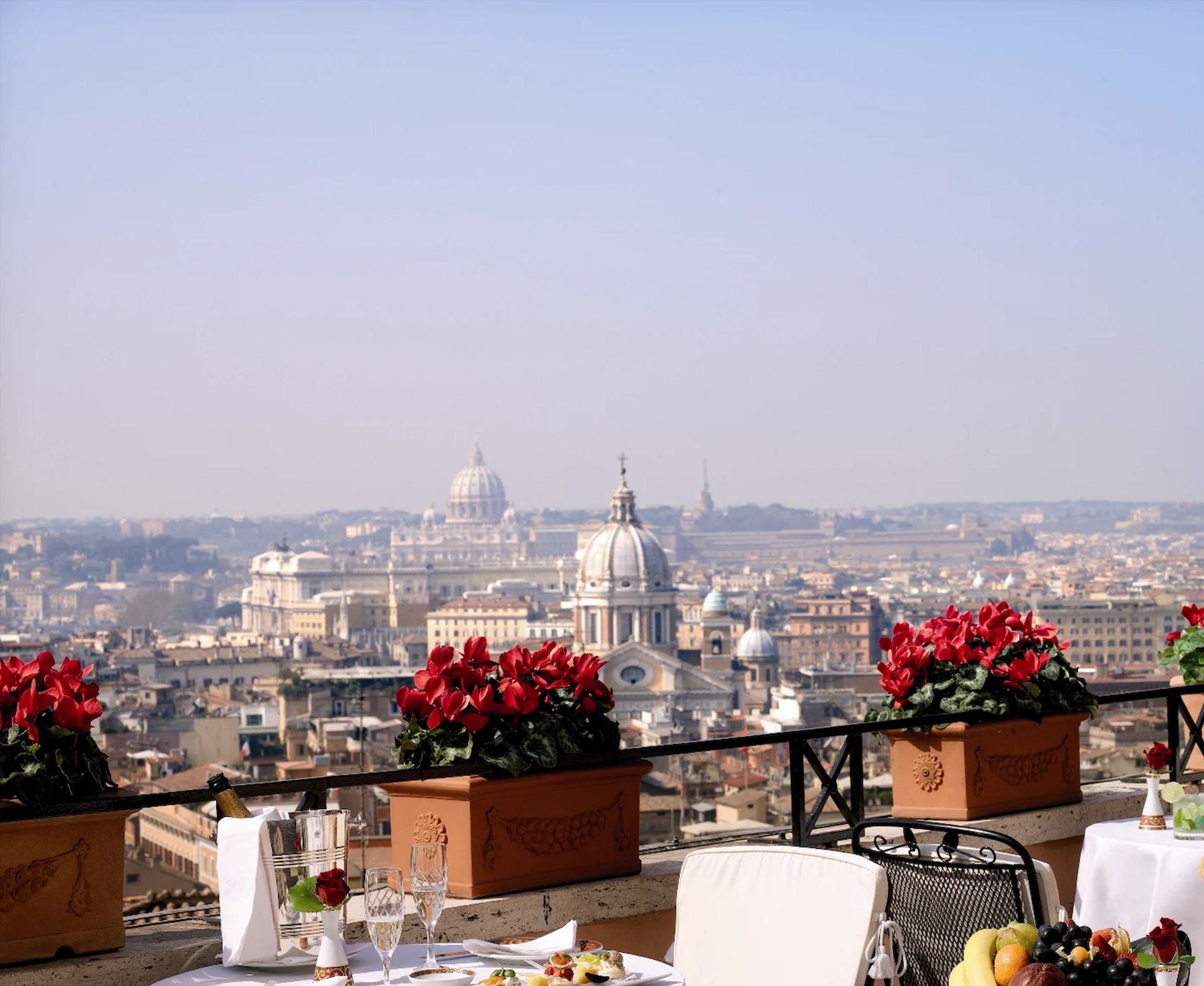 vista panoramica – hassler roma – hotel de luxo  