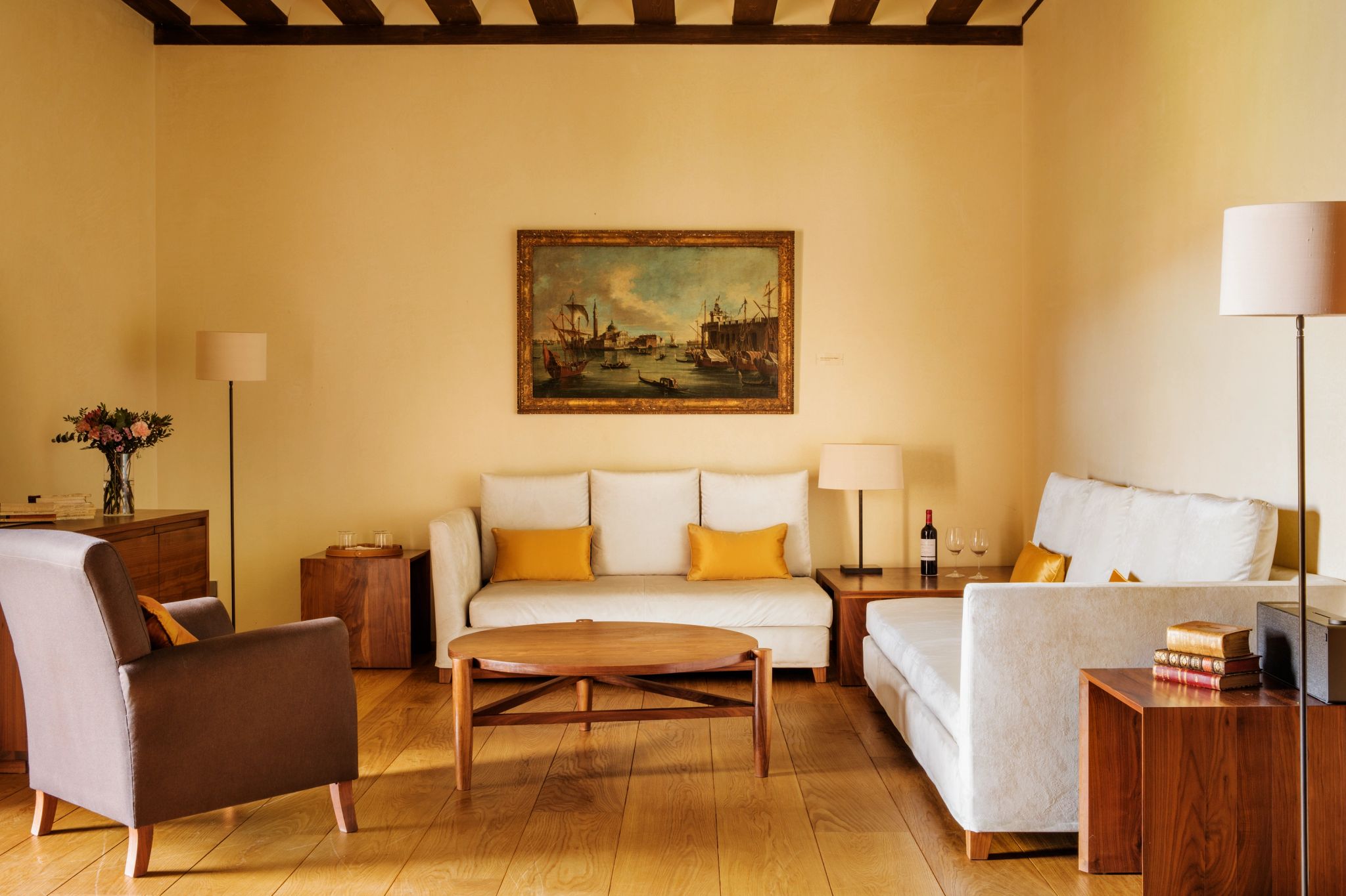 Master Suite suite do hotel - sala de estar - sofa de luxo