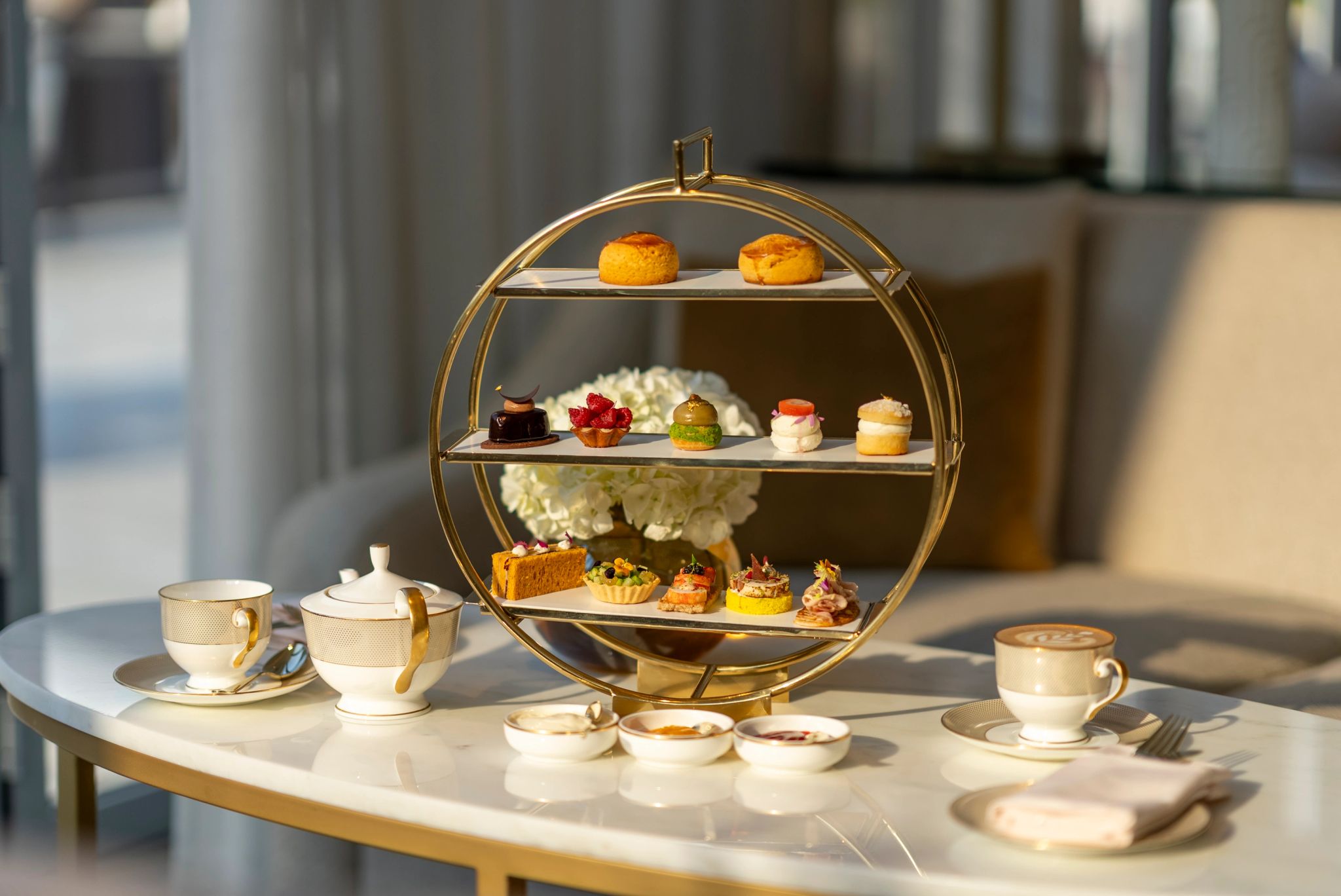 Address Downtown afternoon tea dt - cha da tarde - bandeja de doces