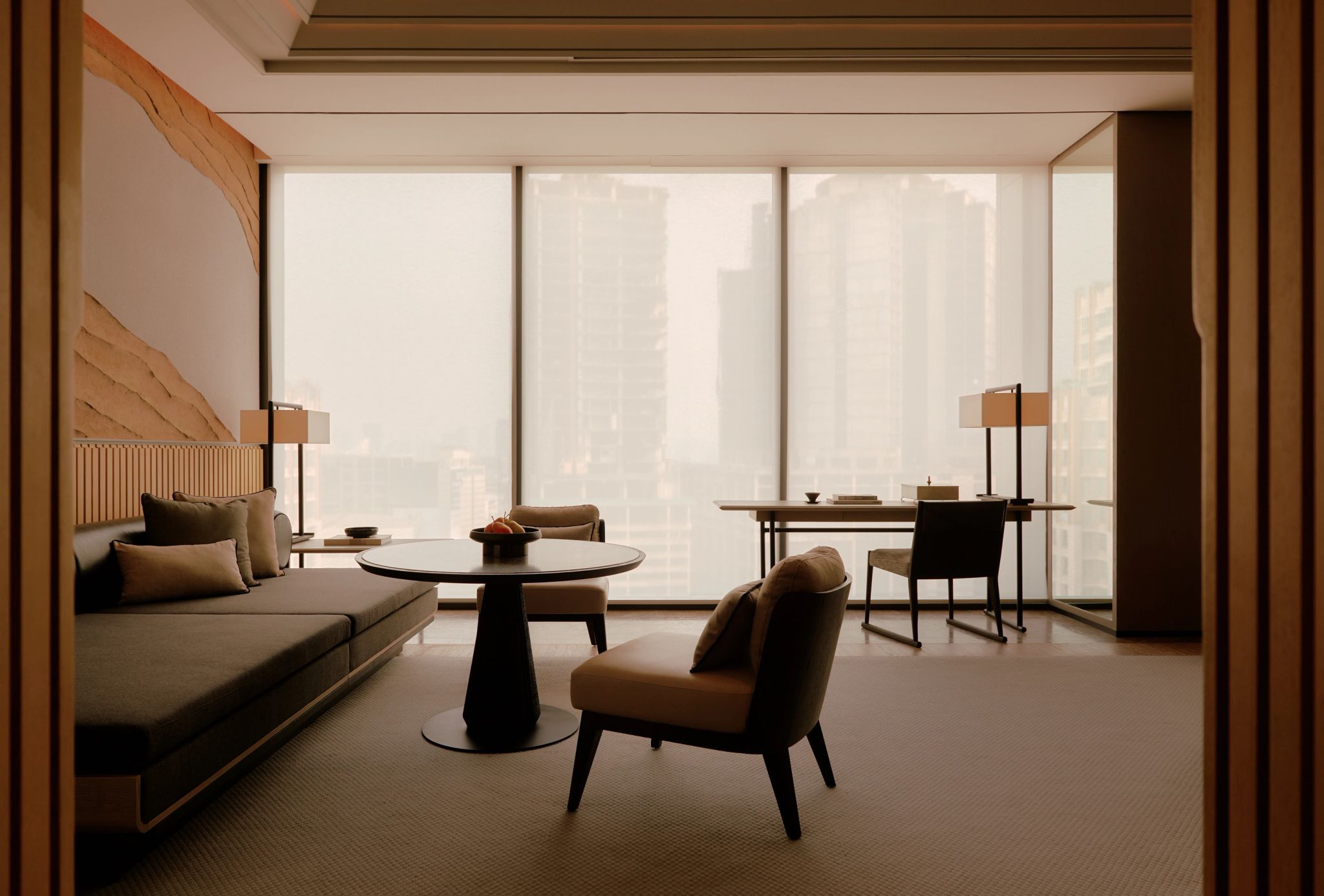 Deluxe Suite King sala de estar - sala chique - suite com sala