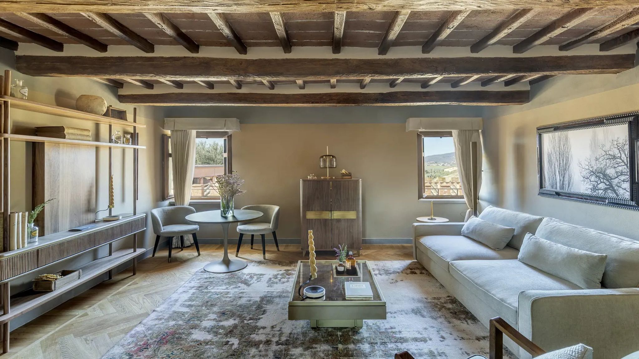 sala de estar - cama king-size - suite vista campo