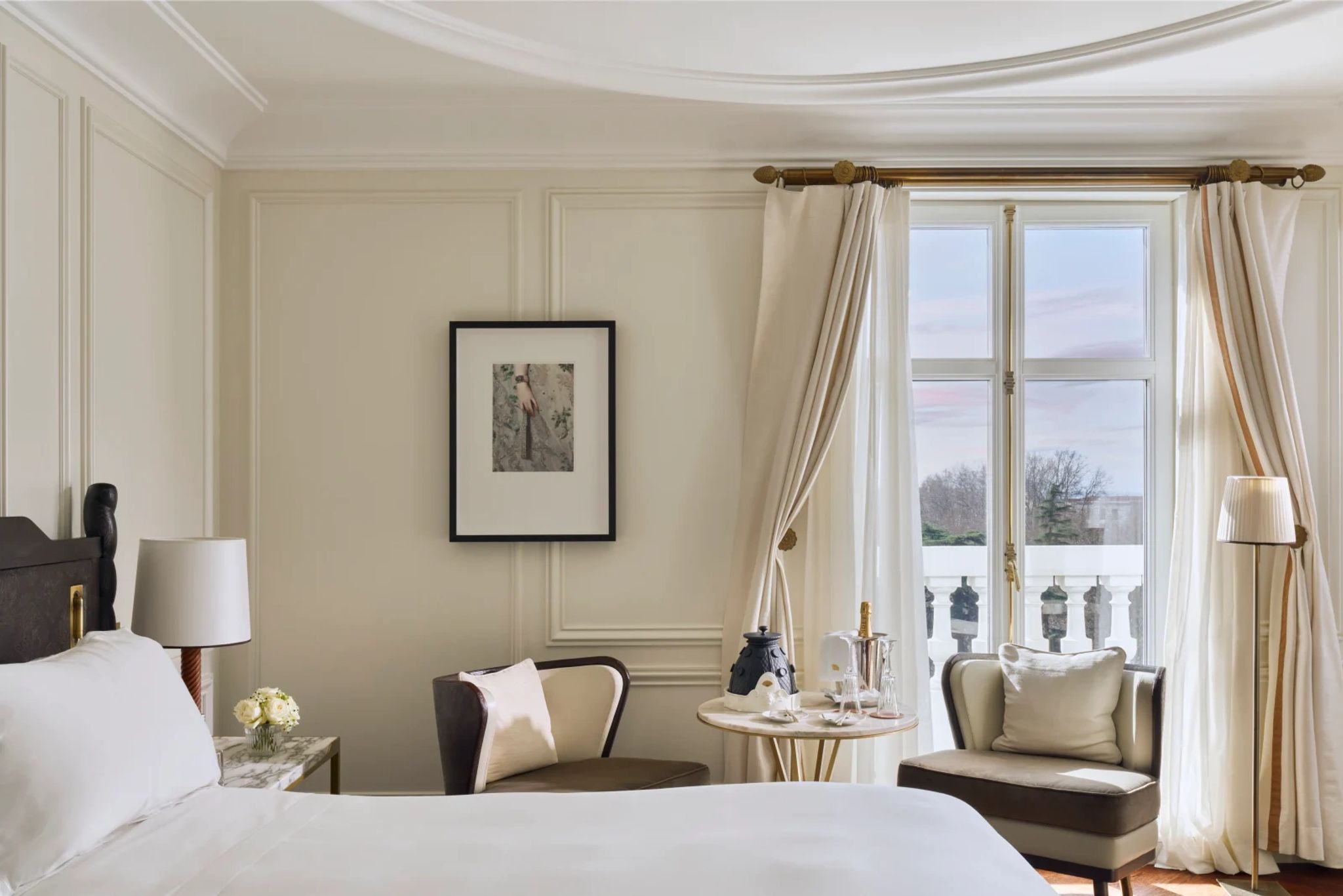 cama king - vista jardim - quarto luxo