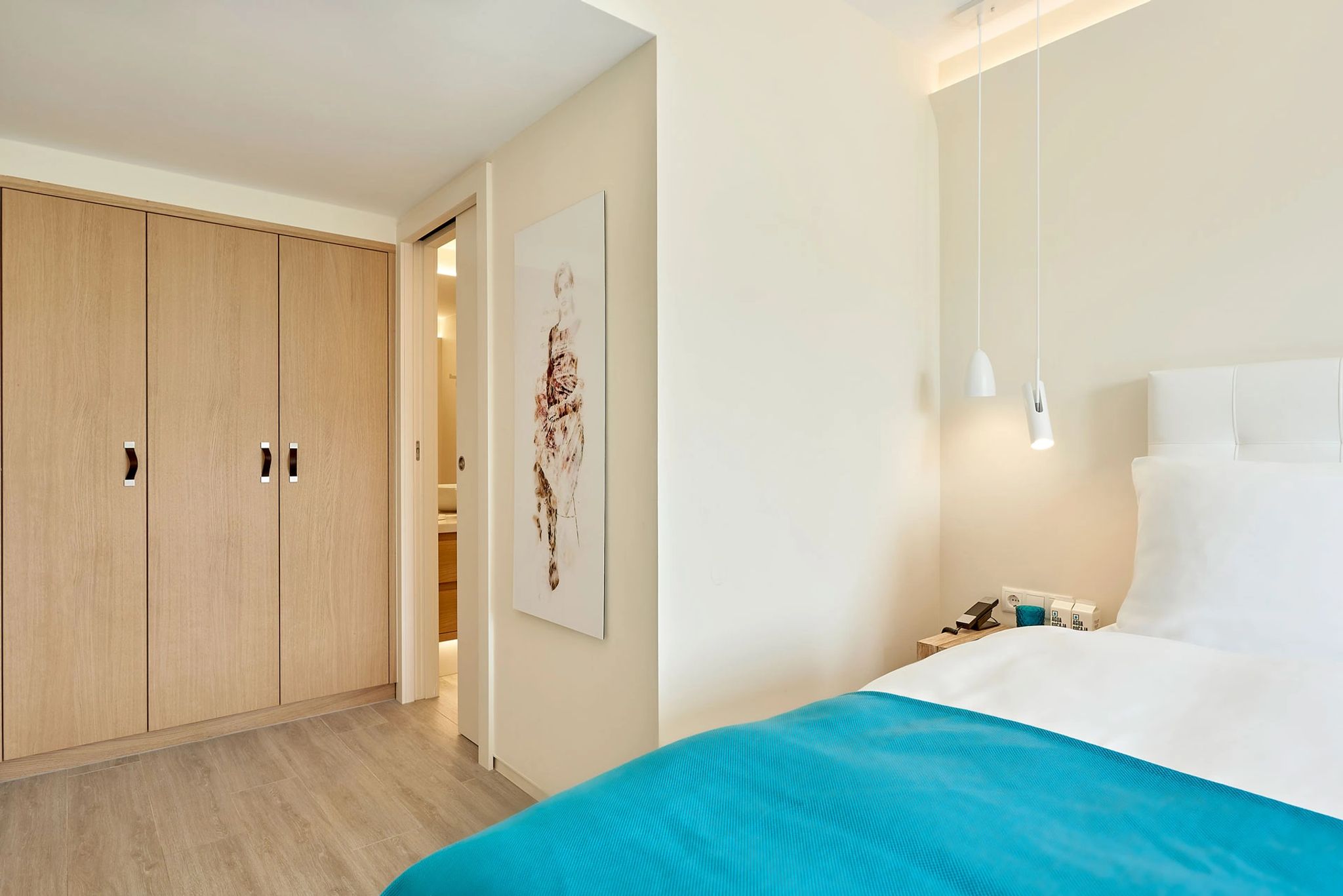suite de luxo – decoracao moderna – cama de casal