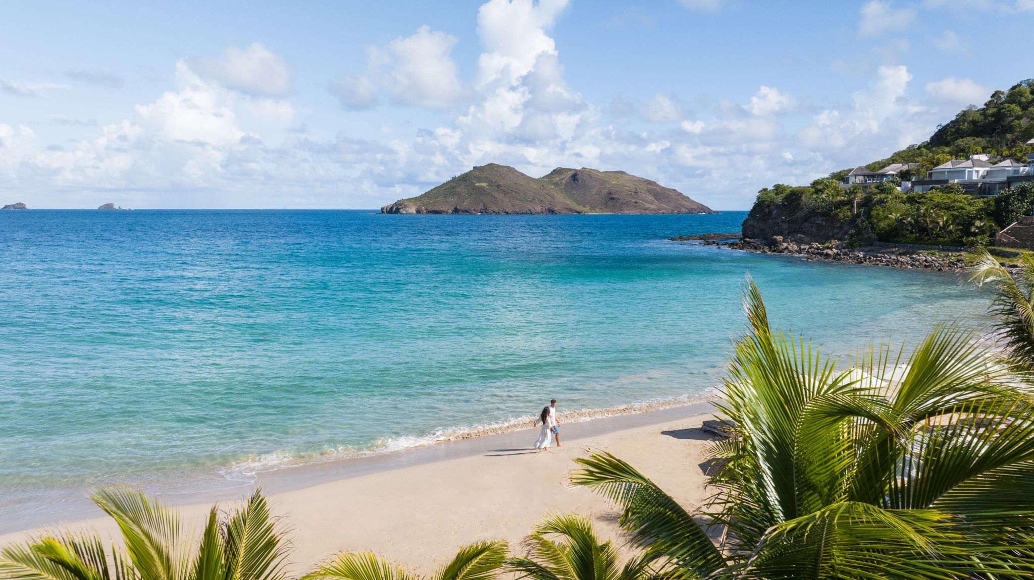 Praia do Cheval Blanc St Barth praia privativa – mar azul turquesa – paisagem tropical - destino de praia
