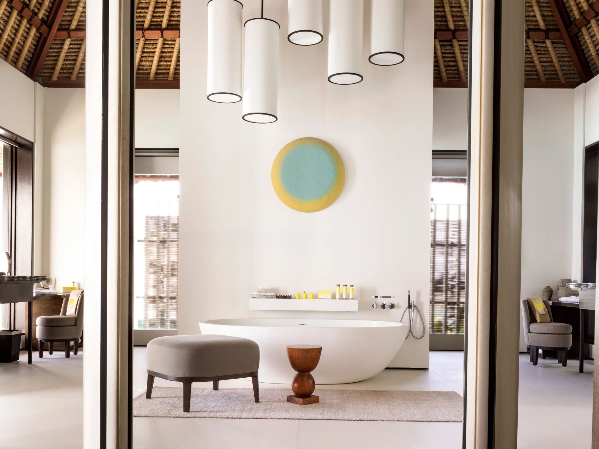 Water Villa banheiro hotel – banheiro com banheira – banho relaxante