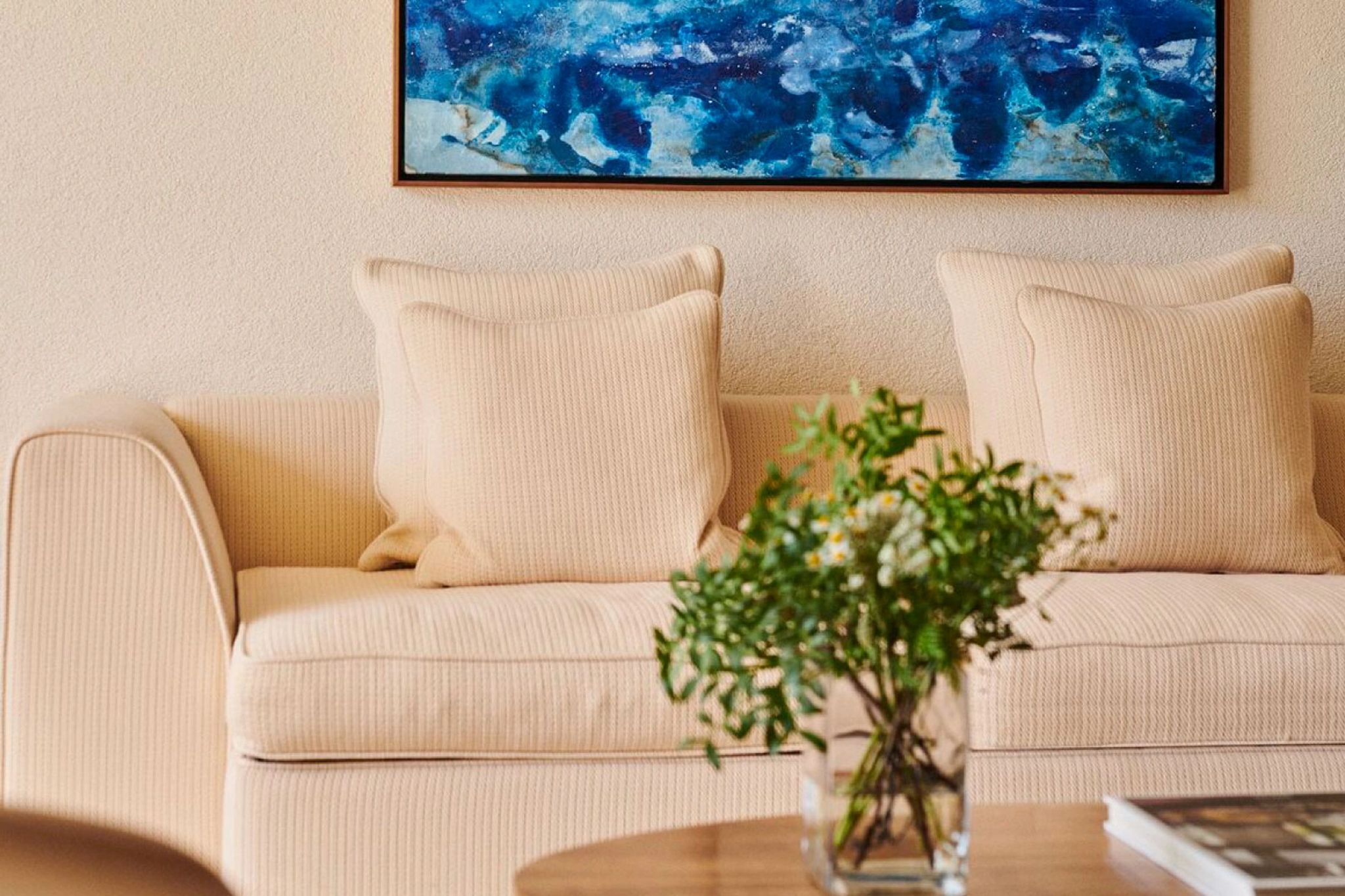 Junior Suite Port Soller View sala de estar - sala chique - sofa confortavel