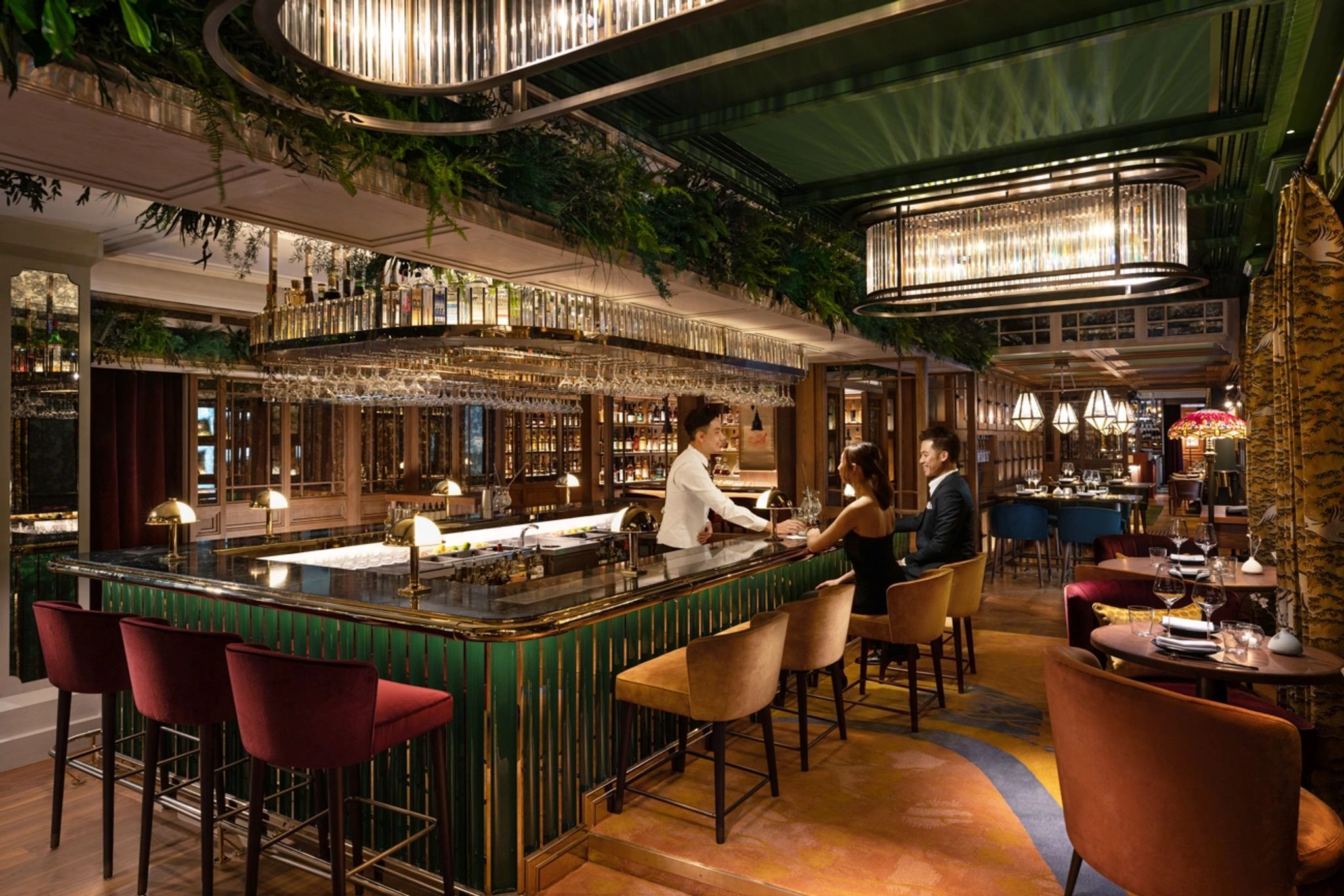 bartender - design moderno - bar moderno - bar em hong kong - aubrey bar