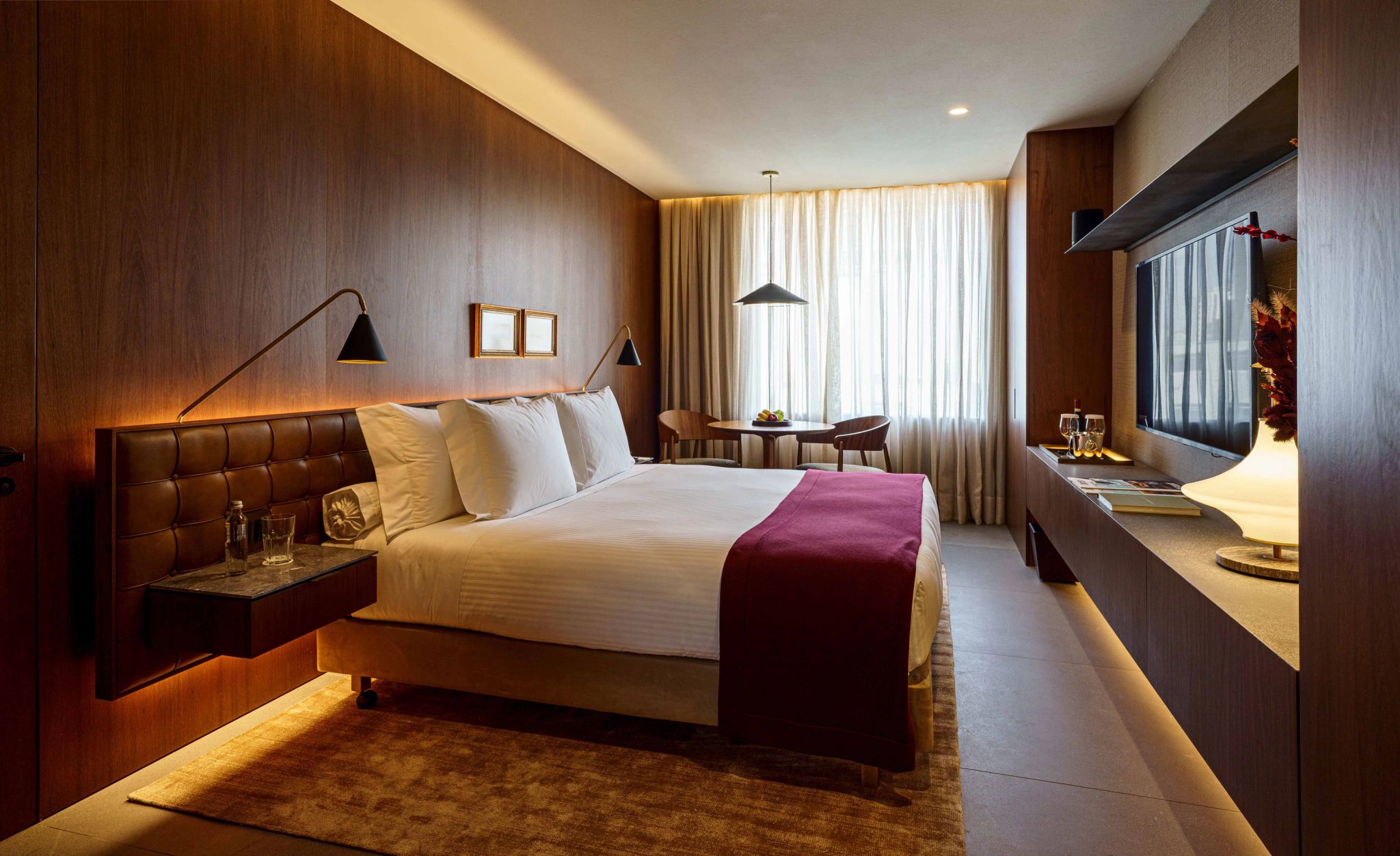 cama king– decoracao contemporanea – suite de luxo