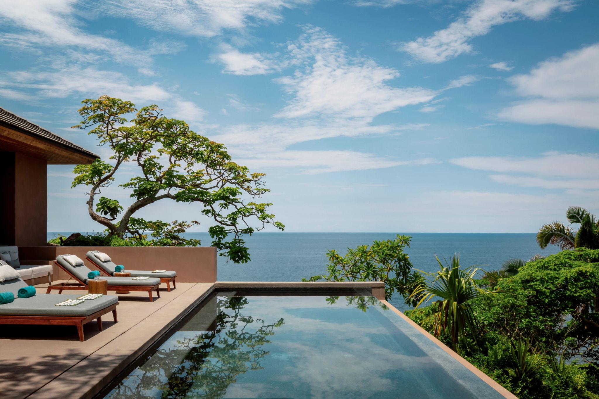 terraço vista mar - casa vista mar - vista mar - piscina ao ar livre - piscina de luxo