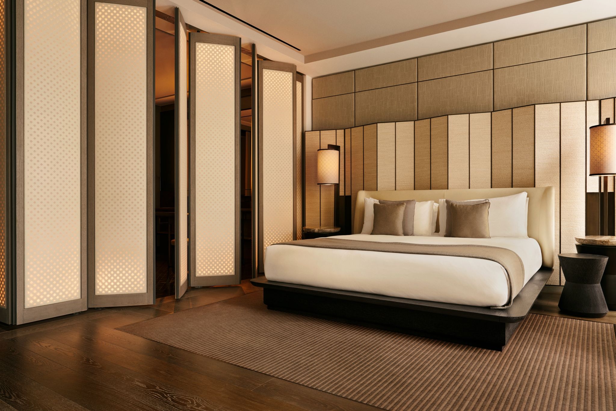 decoracao moderna – suite em ny – suite casal