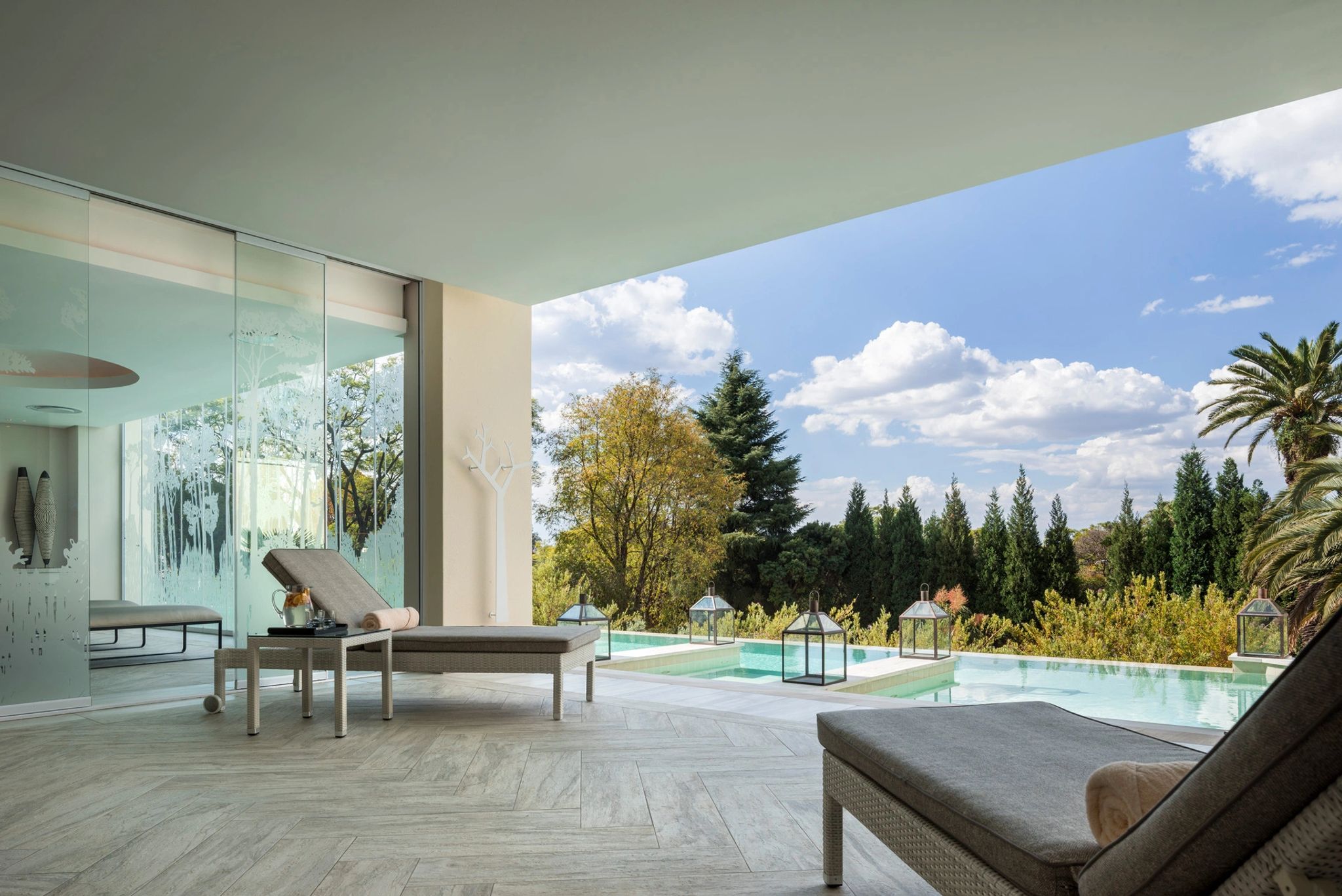 Spa spa – vista natureza – piscina