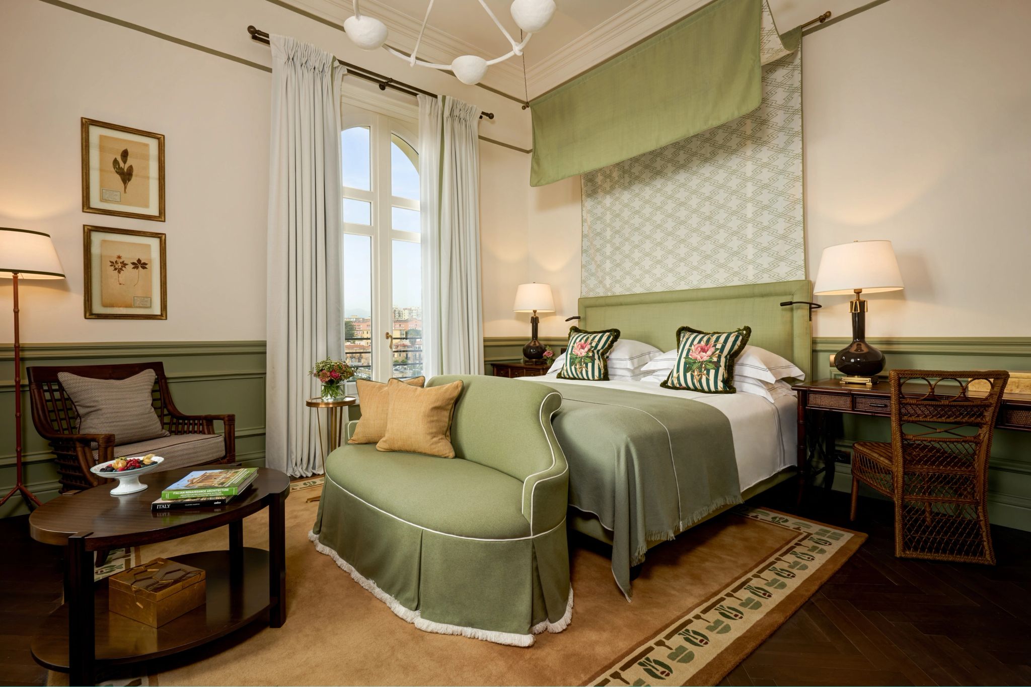 Deluxe Room Sea View and Terrace quarto amplo – quarto com vista – decoraçao classica - quarto classico