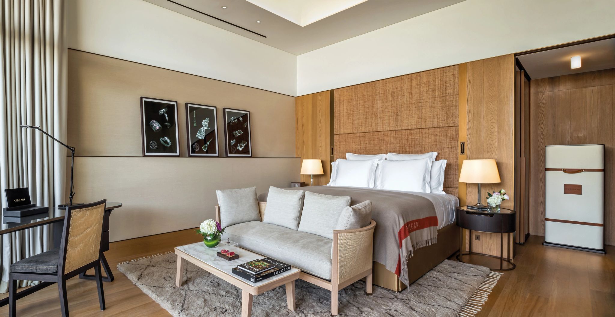 quarto de luxo - cama king - ambiente aconchegante