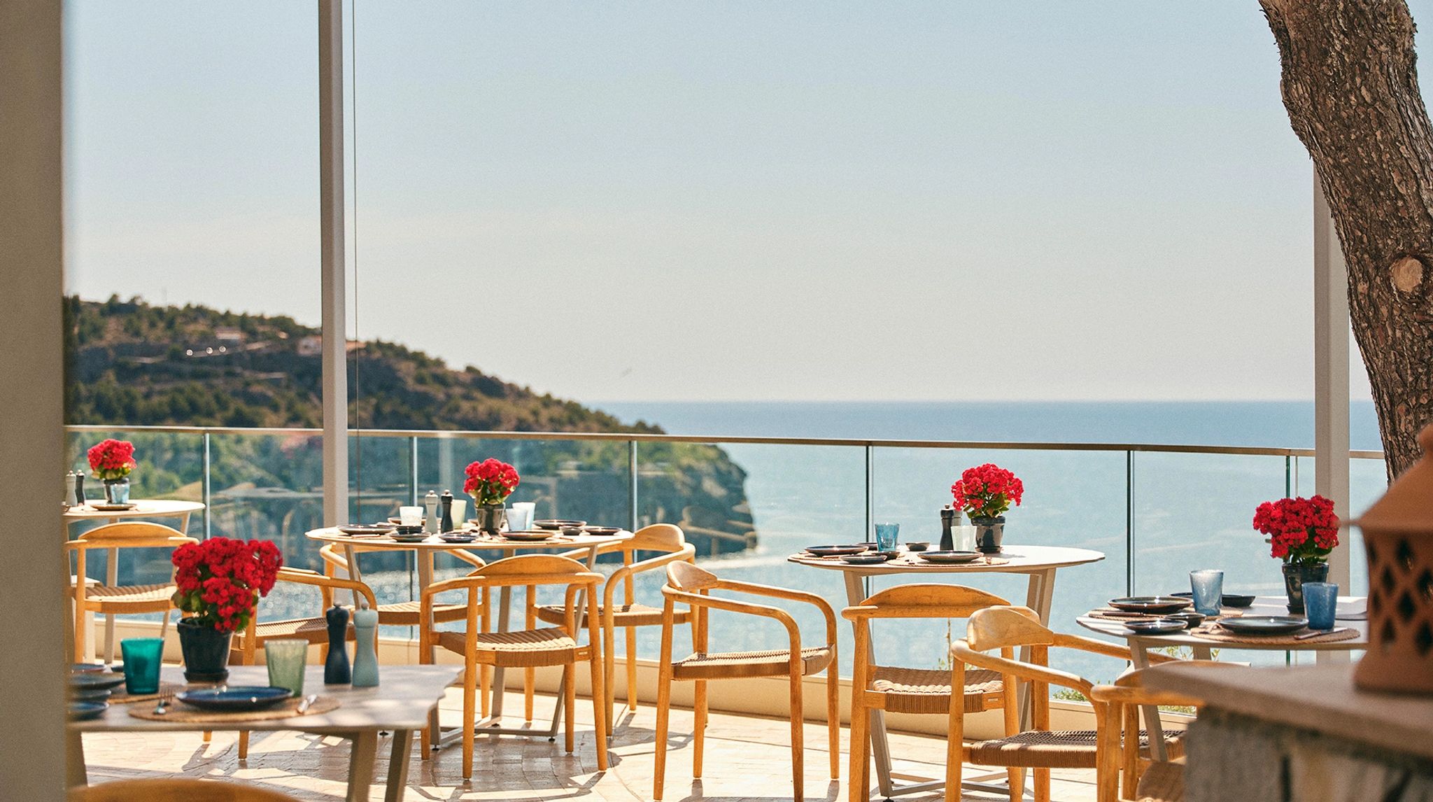 Restaurante Cap Roig restaurante com terraço - terraço vista mar - terraço gourmet
