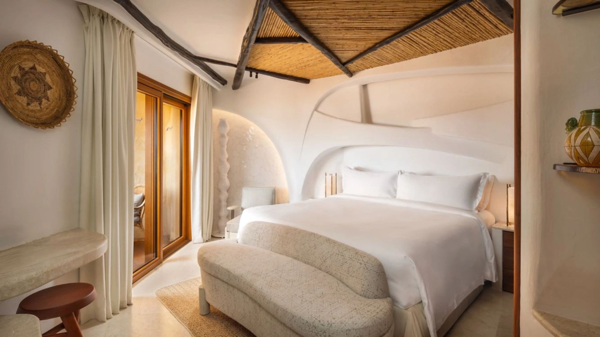 quarto com terraço - quarto casal - cama king