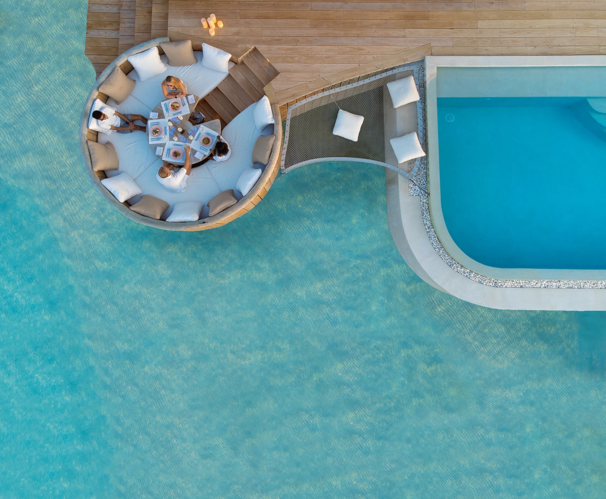 Two Bedroom Water Reserve Slide lounge ao ar livre - piscina externa - piscina beira mar