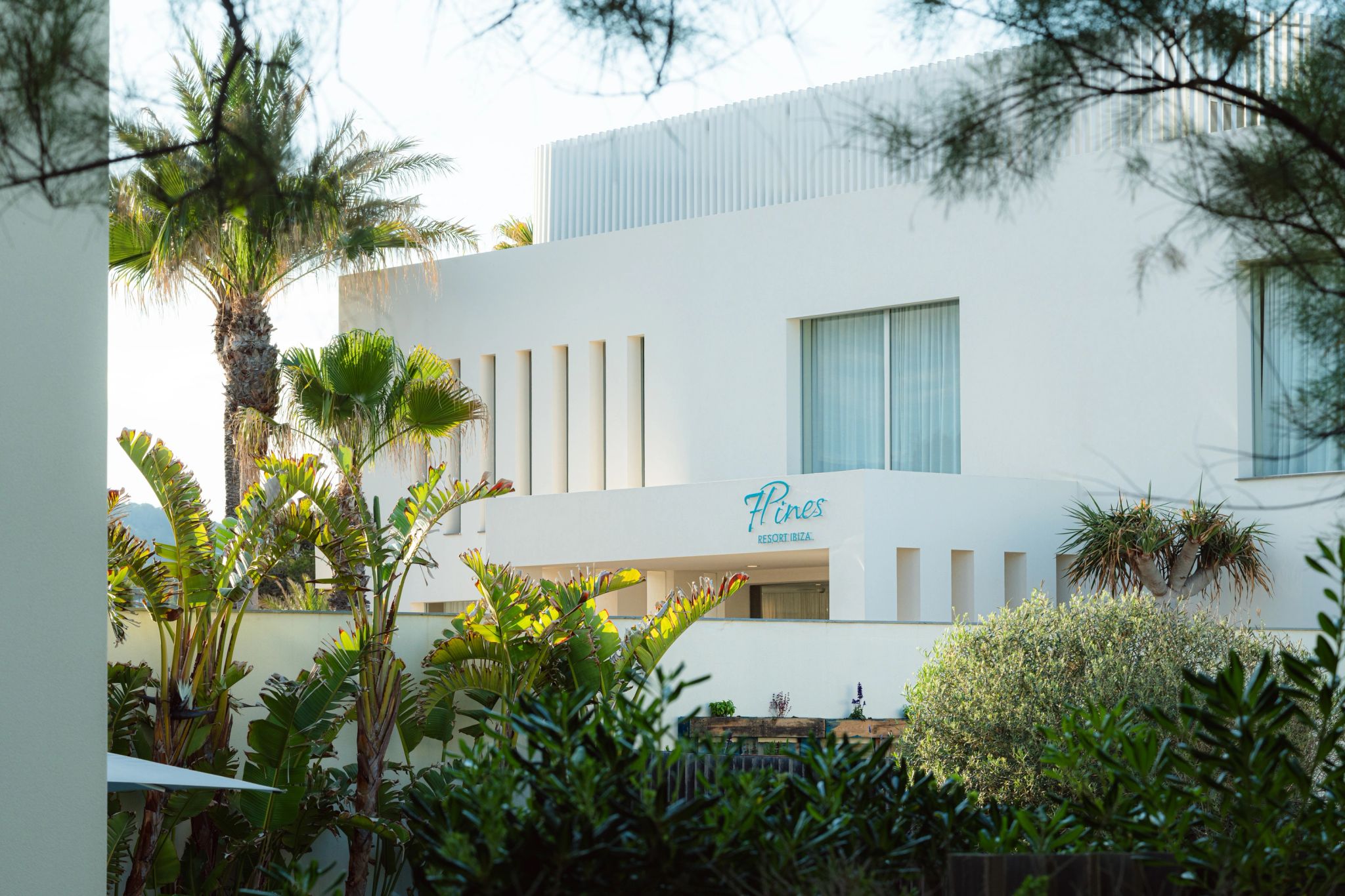 Fachada do Hotel fachada de resort exclusivo em ibiza com vista