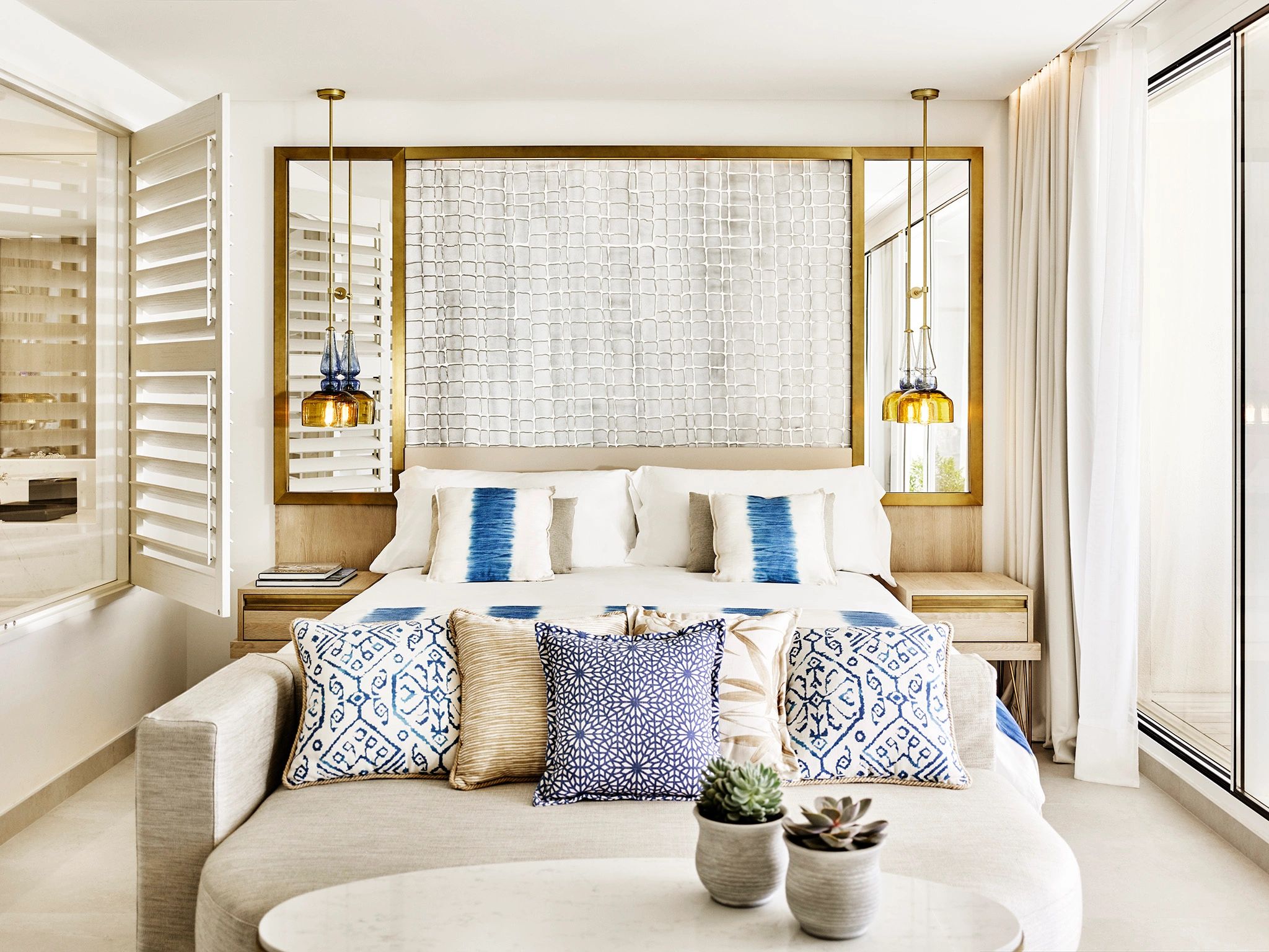 decoraçao moderna - cama king - suite moderna