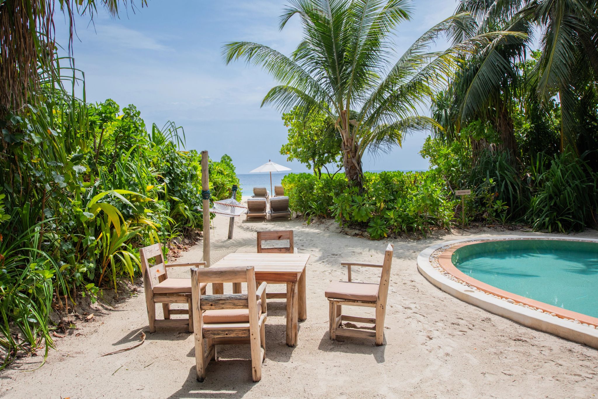 Two Bedroom Soneva Fushi Villa Pool piscina privativa - resort exclusivo - hospedagem maldivas