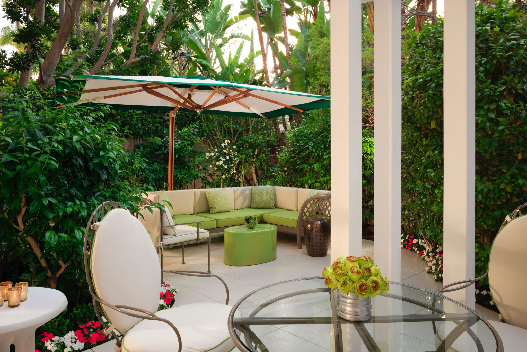 Beverly Hills Suite Patio patio mobiliado - lazer ao ar livre - area externa