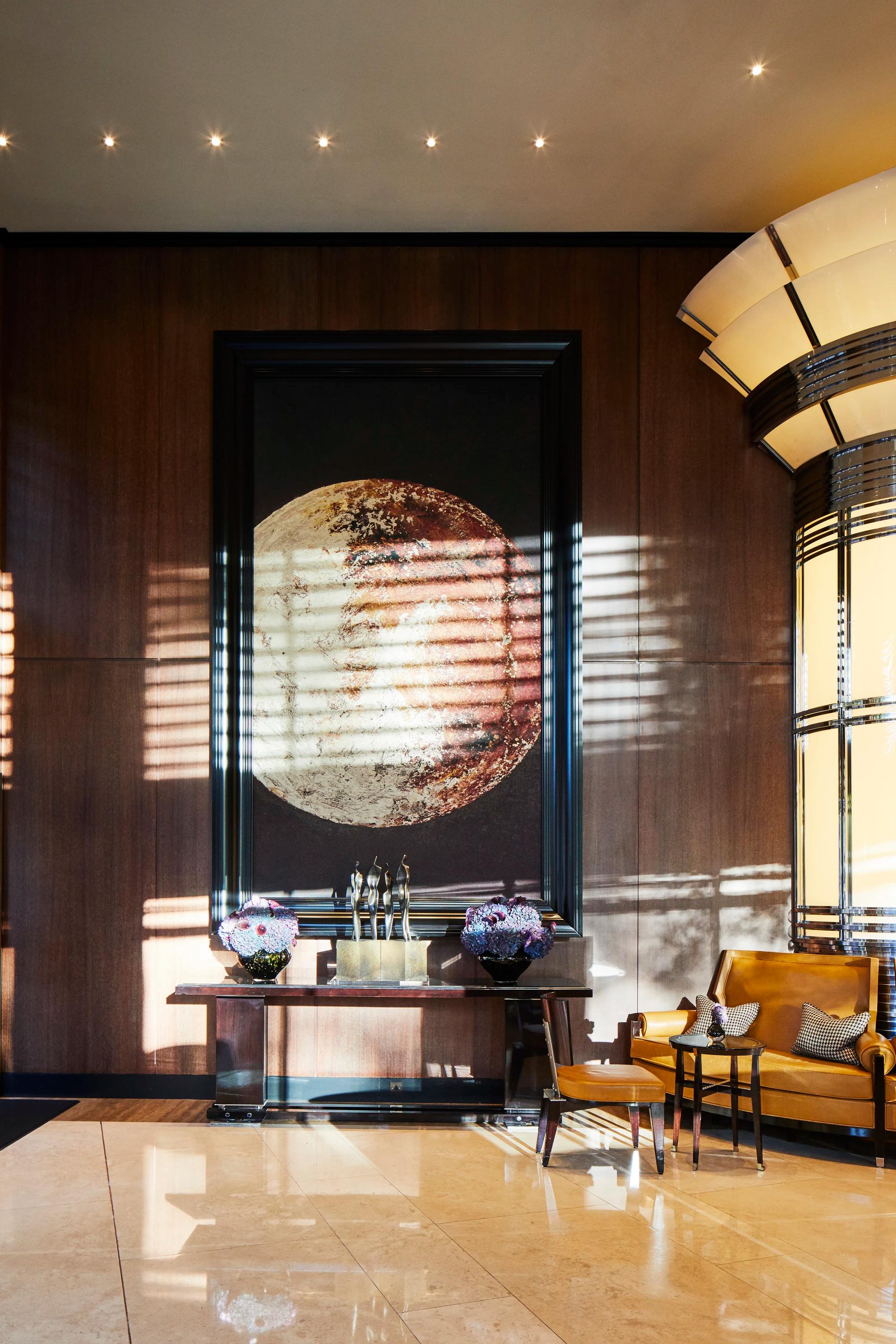 art deco - obras de arte - lounge de luxo - 45 park lane - lounge de hotel