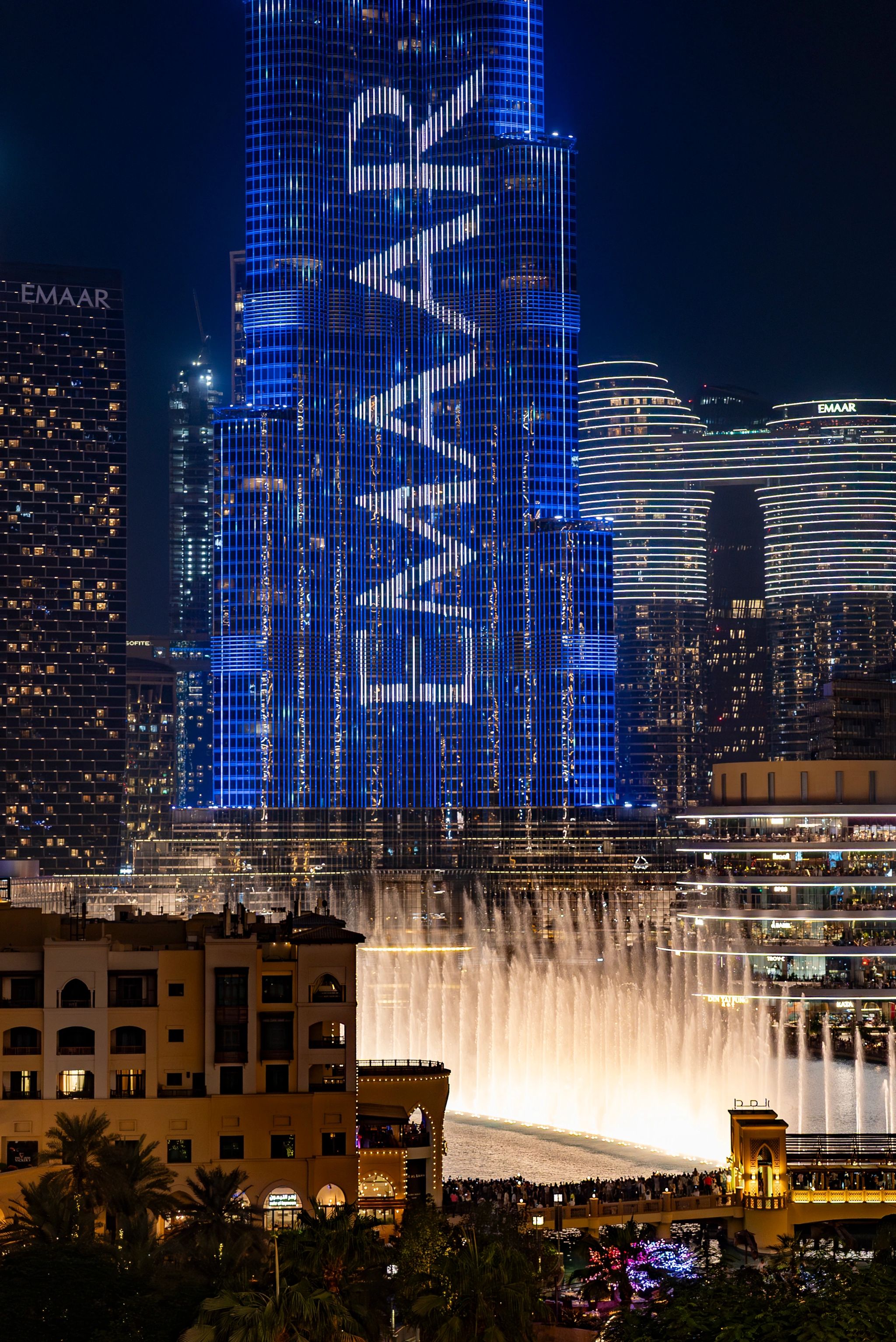 Address Downtown fachada address dt - vista burj khalifa - hotel luxo dubai