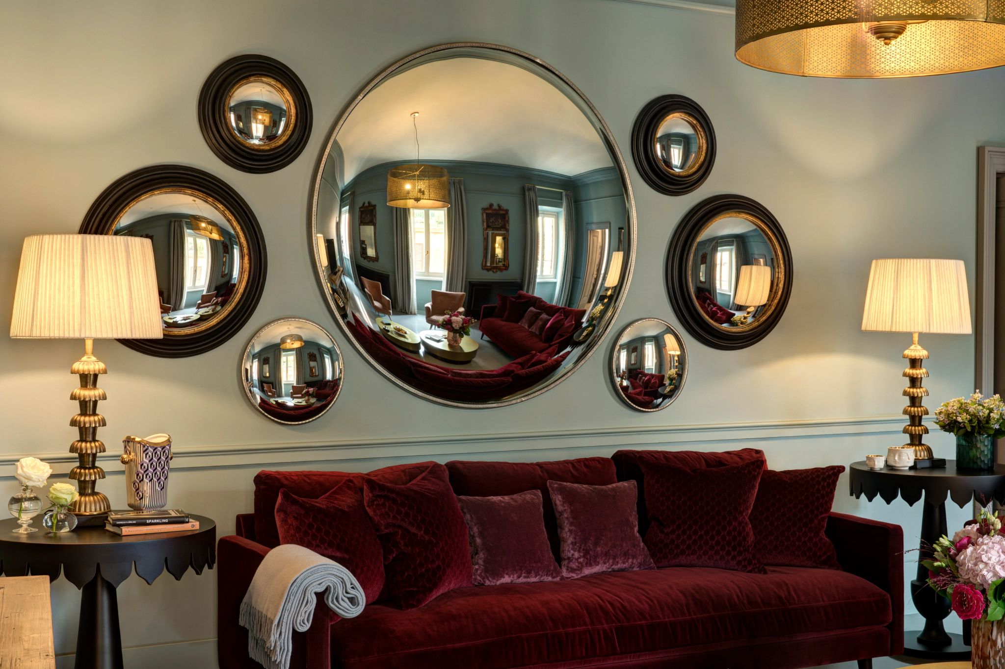 Piranesi Two Bedroom Apartment sala de estar - arte italiana - obras de arte