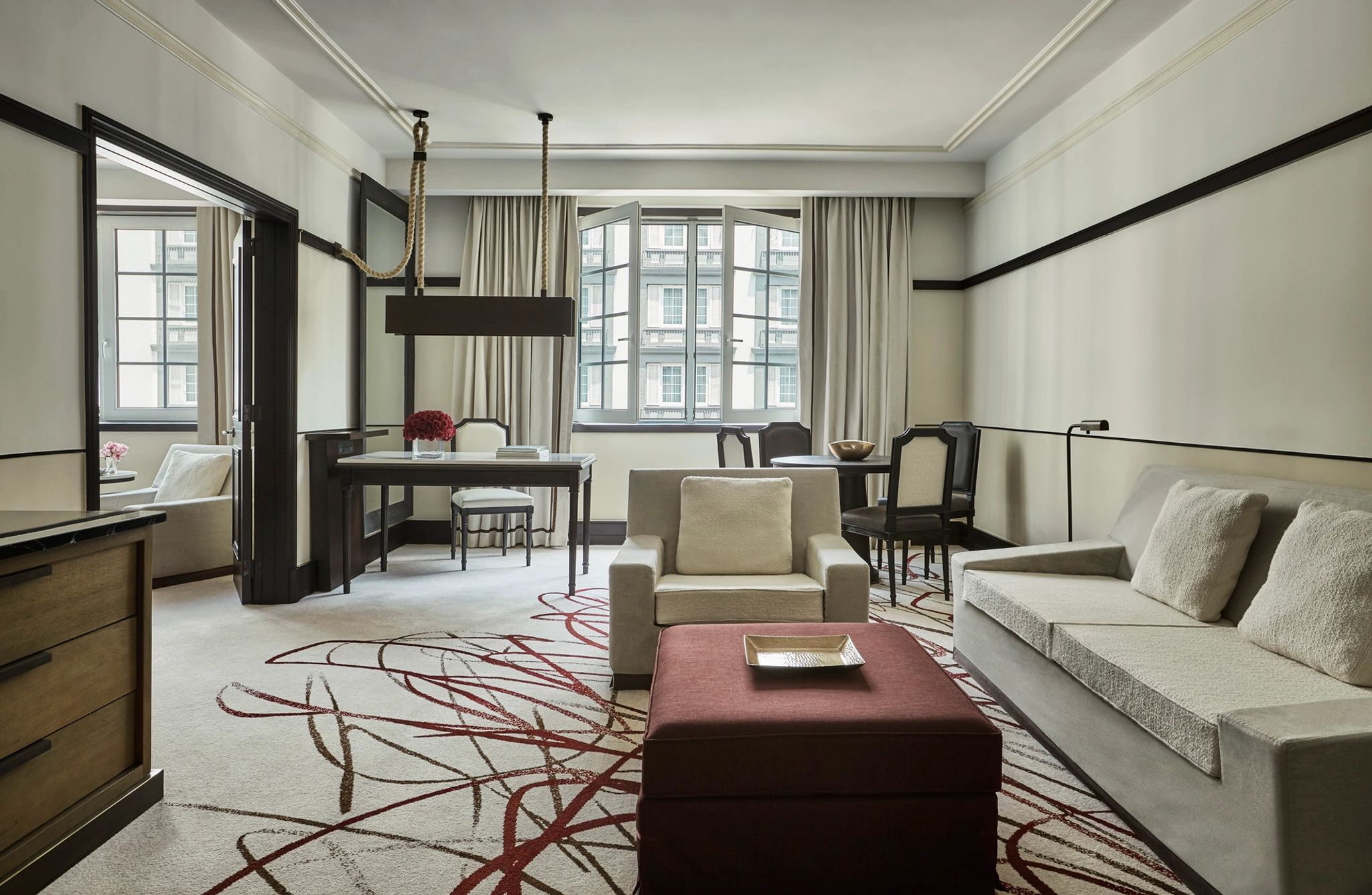 One Bedroom Suite sala de estar - sala de tv - suite com sala - suite espaçosa