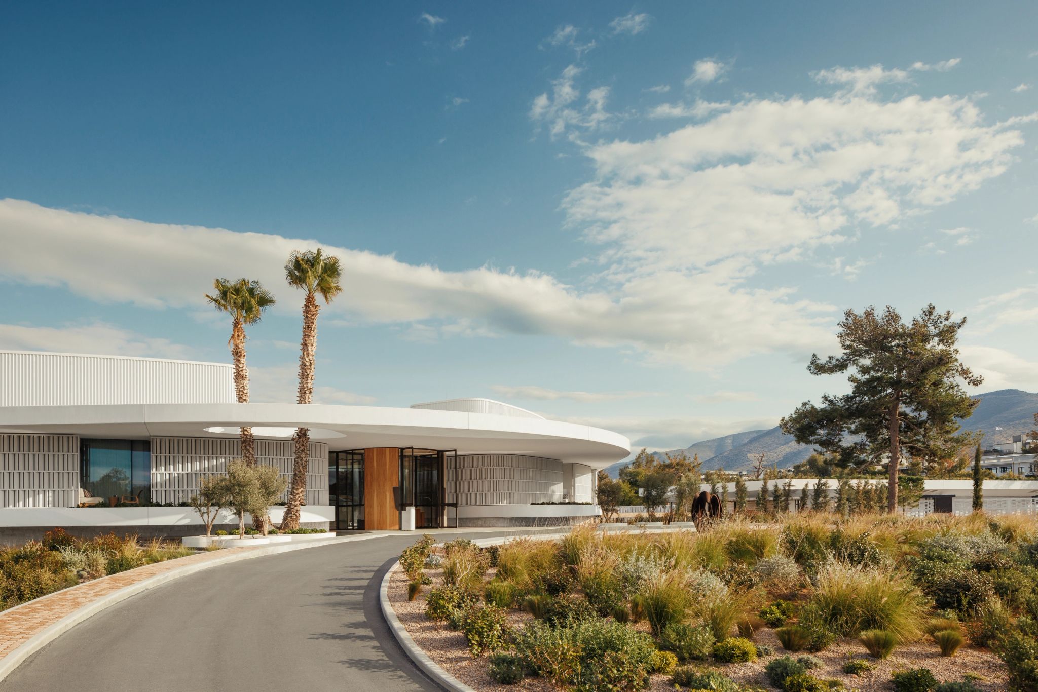 Área Externa Hotel fachada – hotel na grecia – area externa