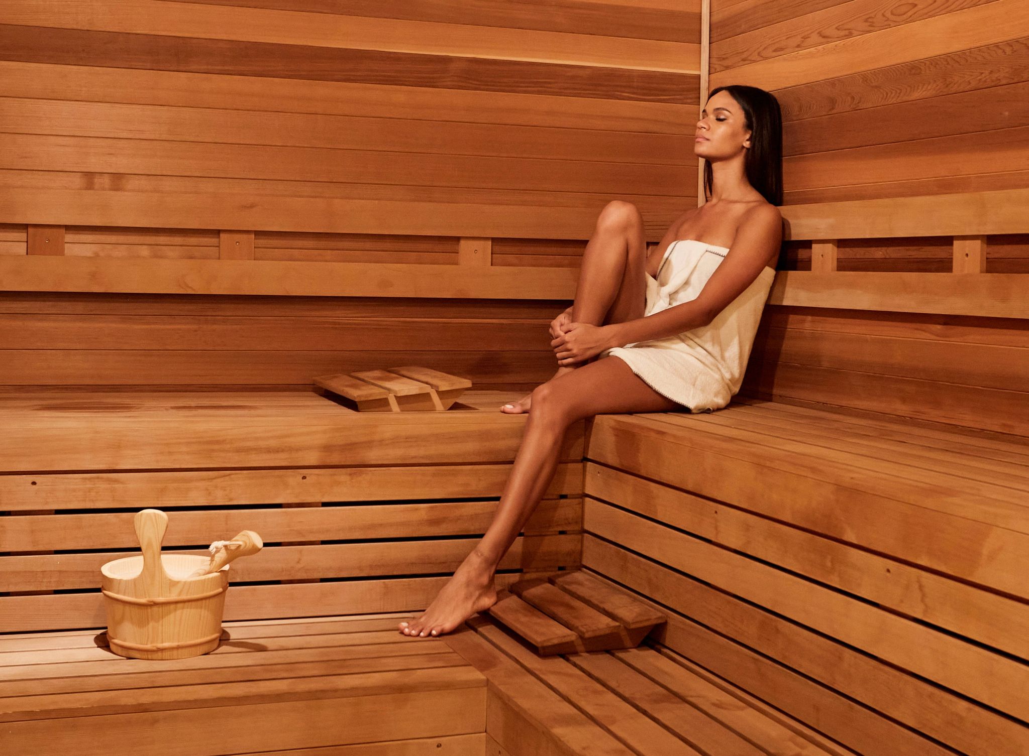 sauna a vapor - terapias de cura - spa 5 estrelas