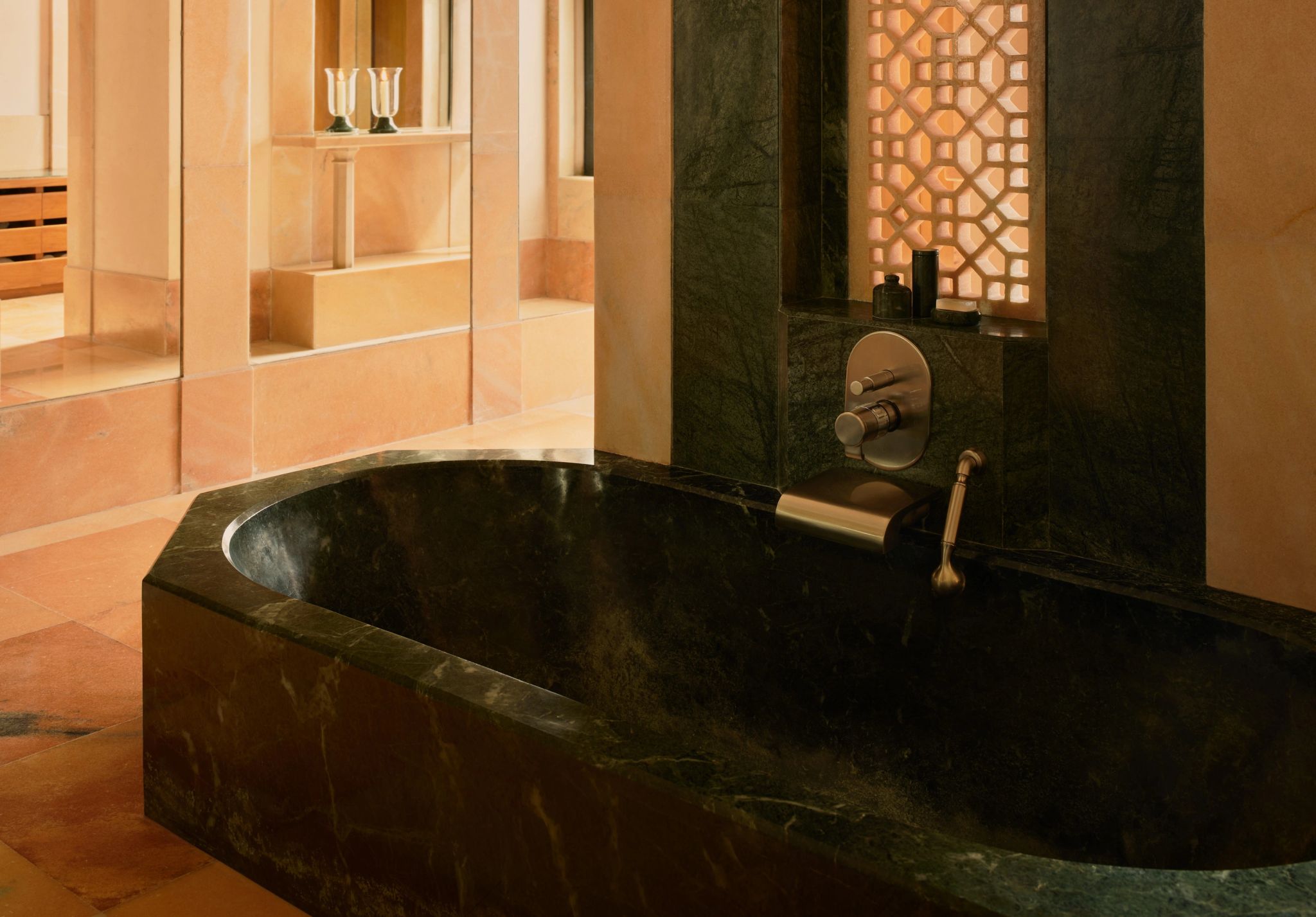 Terrace Haveli Suite banheira de imersao - banho de banheira - banho premium